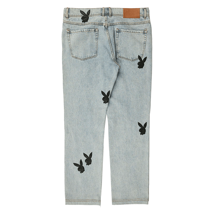 Playboy × Pleasures Bunny Applique Denim Size US 32 / EU 48 - 2 Thumbnail