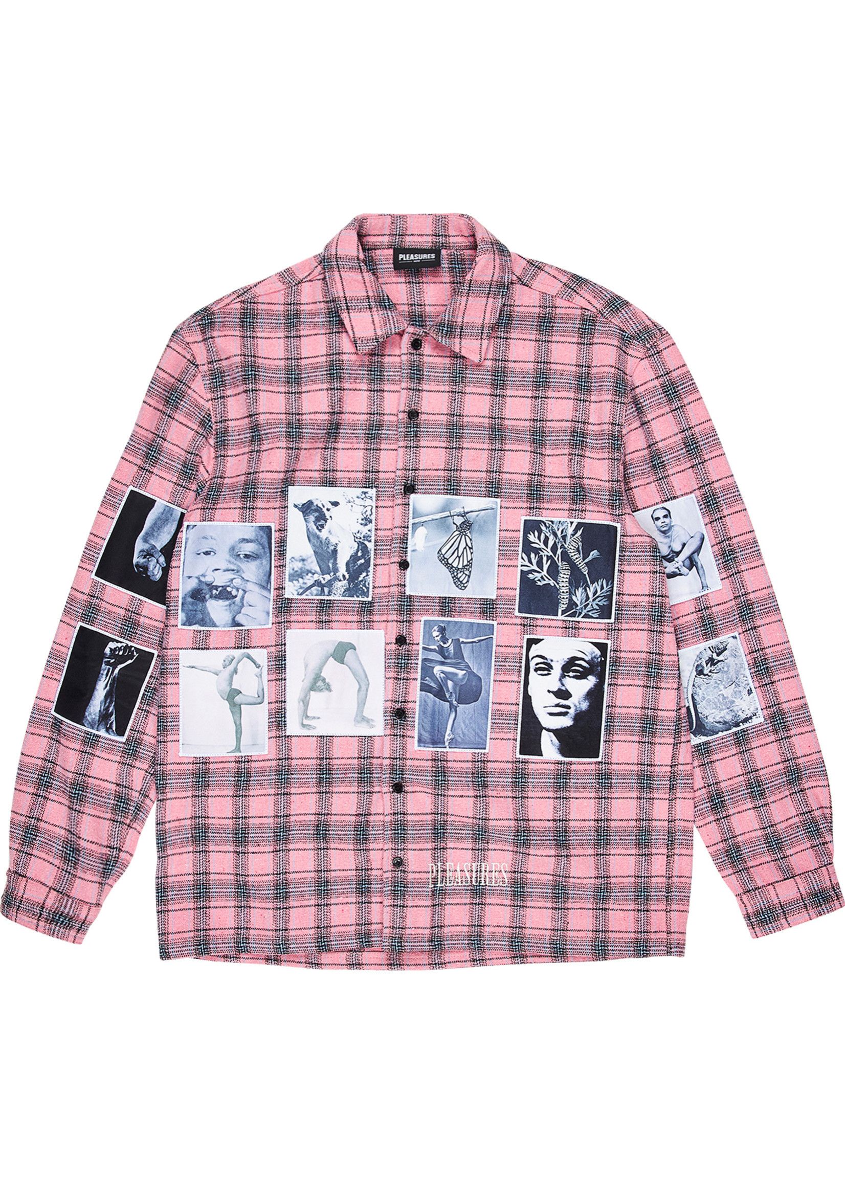 Pleasures Vodka Flannel Shirt Button Up Size US L / EU 52-54 / 3 - 1 Thumbnail