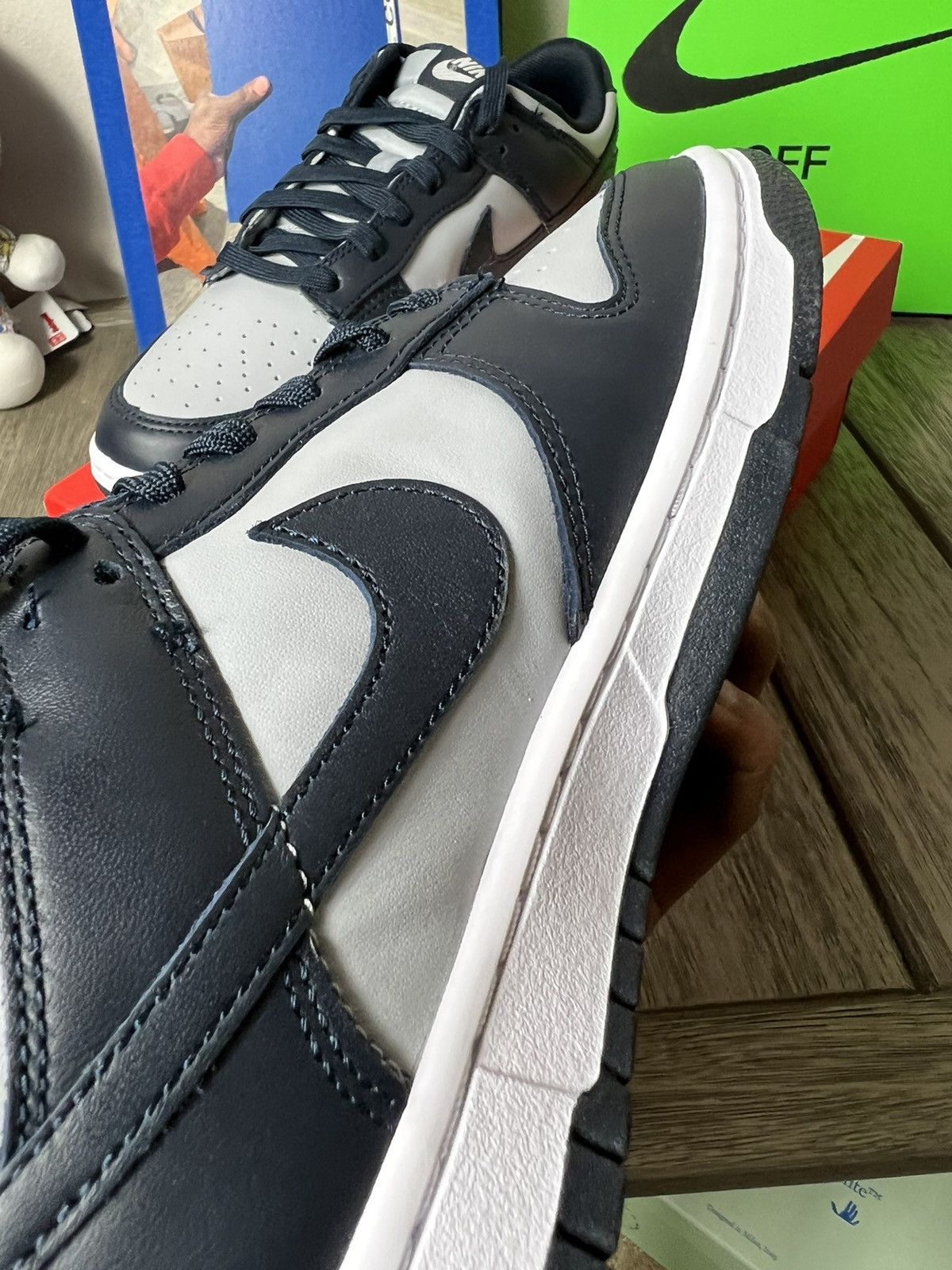 Nike Nike Dunk Low Retro “Georgetown” Size US 9 / EU 42 - 5 Thumbnail