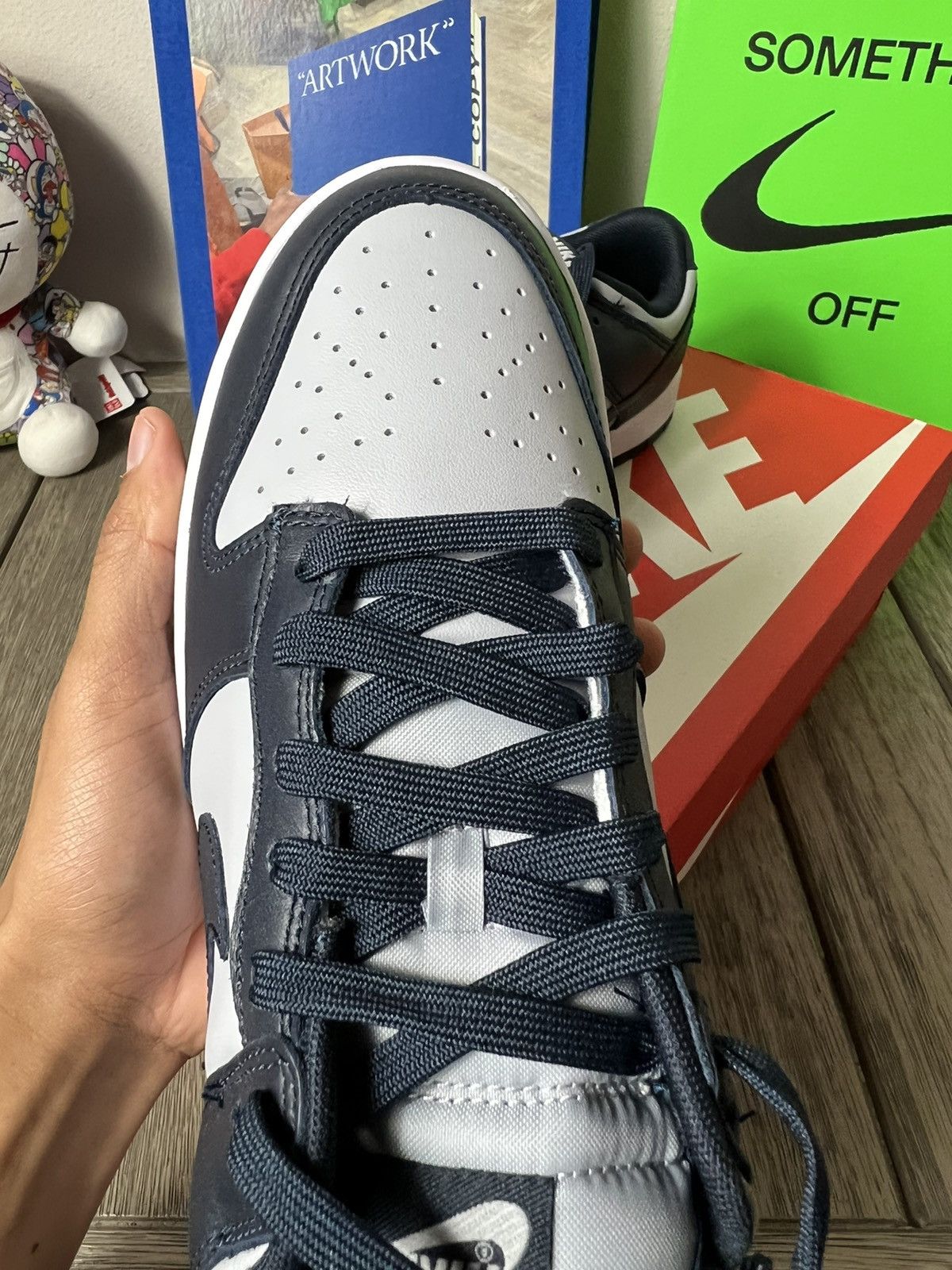 Nike Nike Dunk Low Retro “Georgetown” Size US 9 / EU 42 - 3 Thumbnail