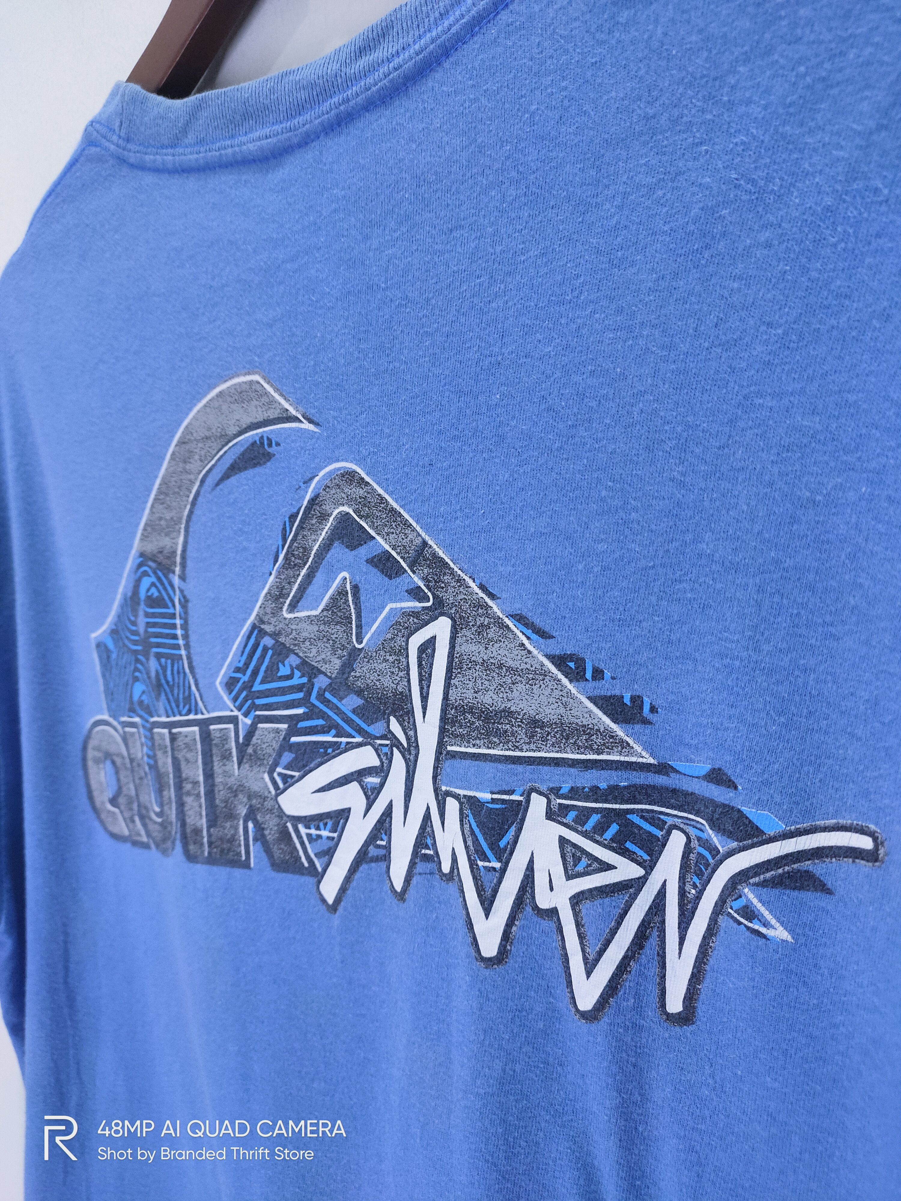 Quicksilver × Vintage Vintage QUIKSILVER Grafitti Streetwear Ski Snowboard Shirt Size US L / EU 52-54 / 3 - 3 Thumbnail