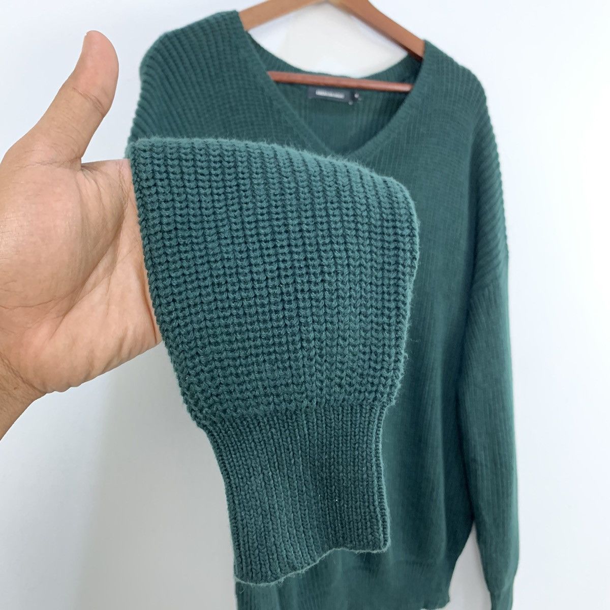 Aran Isles Knitwear × Japanese Brand AMERICAN HOLIC Crochet Aran Cable Knitwear Pullover Sweater Size US M / EU 48-50 / 2 - 11 Thumbnail