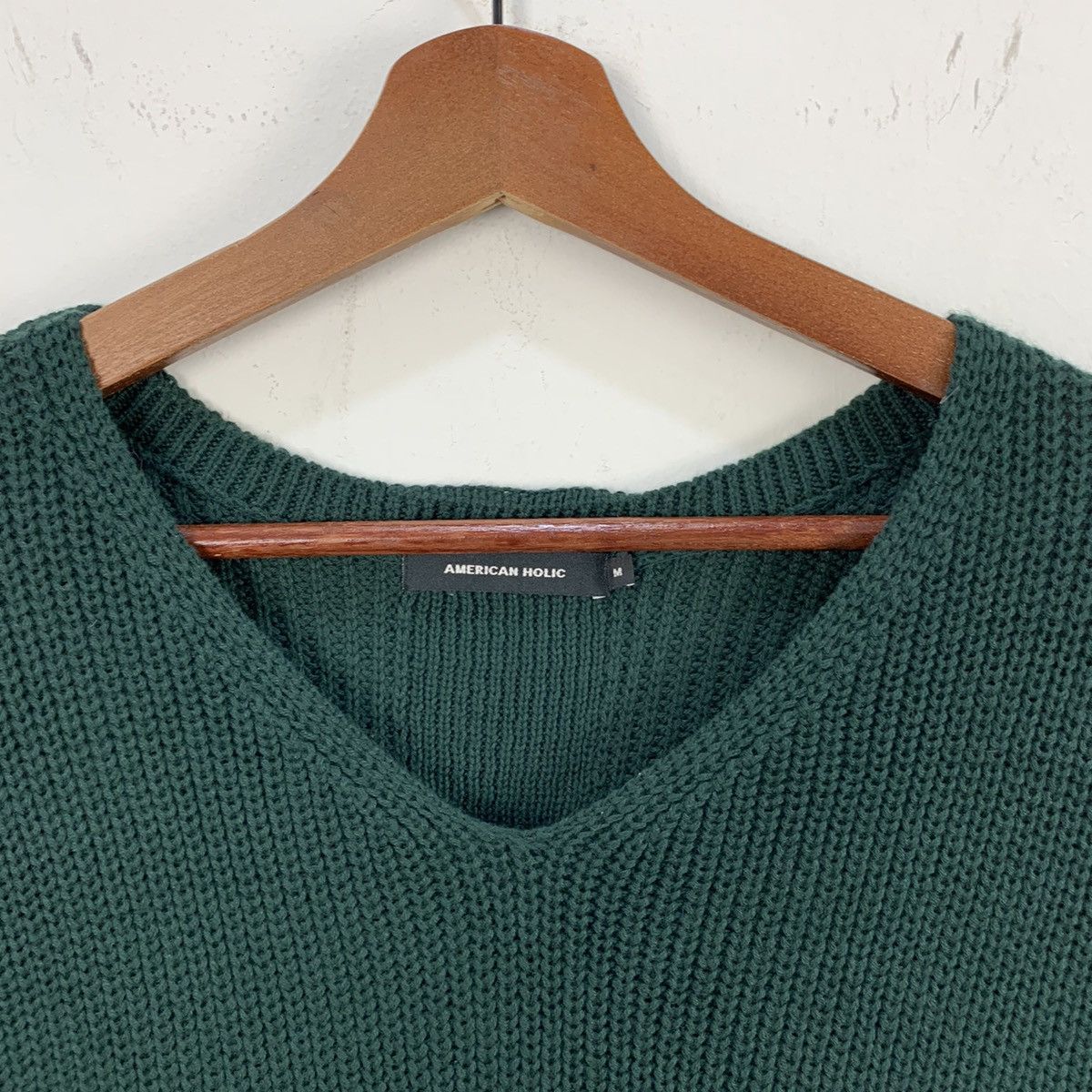 Aran Isles Knitwear × Japanese Brand AMERICAN HOLIC Crochet Aran Cable Knitwear Pullover Sweater Size US M / EU 48-50 / 2 - 17 Thumbnail