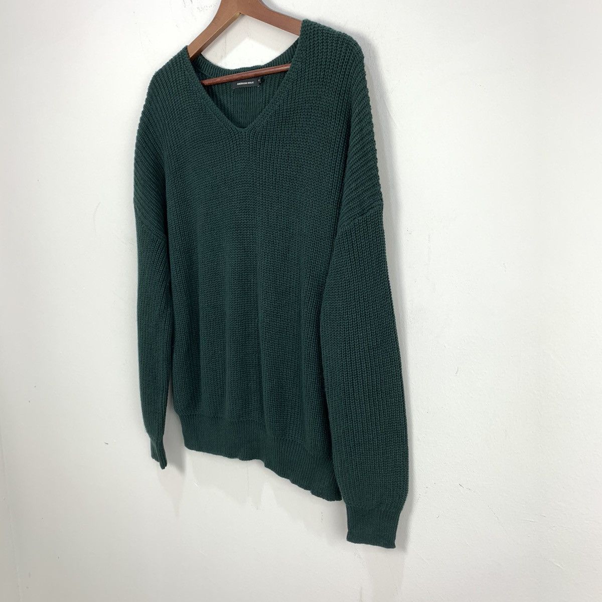 Aran Isles Knitwear × Japanese Brand AMERICAN HOLIC Crochet Aran Cable Knitwear Pullover Sweater Size US M / EU 48-50 / 2 - 6 Thumbnail