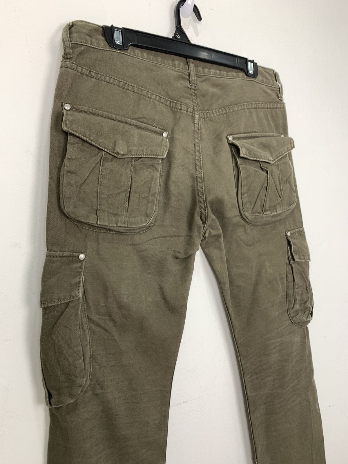 Japanese Brand × Seditionaries × Takeo Kikuchi TK MIXPICE Multipocket Baggie Parachute Military Cargo Pant Size US 33 - 11 Thumbnail