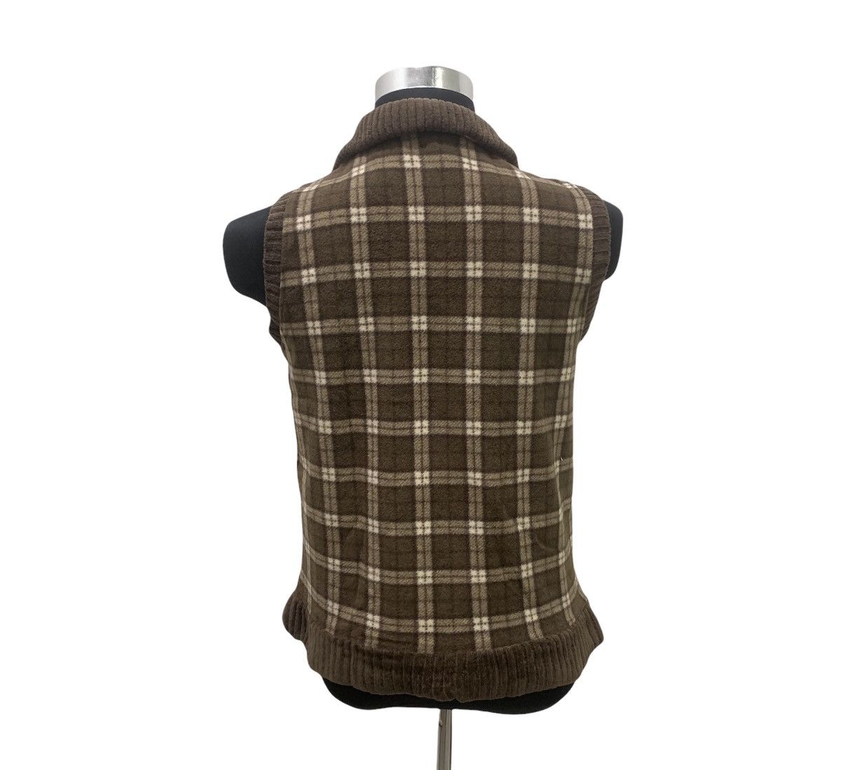 Cifonelli LACIFONELI Rare Fleece Weatherwear Tartan Plaid Vest Jacket Size US M / EU 48-50 / 2 - 2 Thumbnail