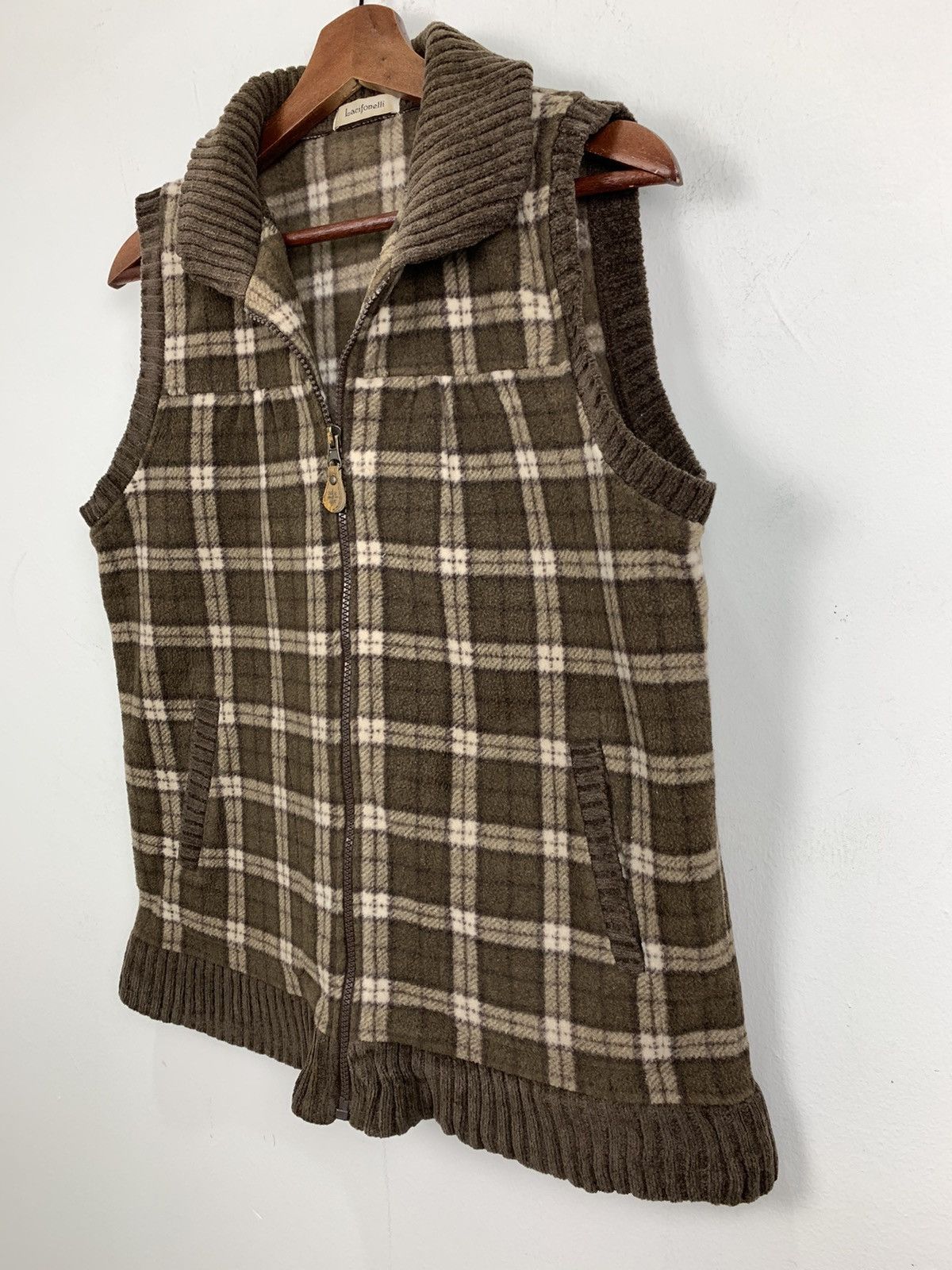 Cifonelli LACIFONELI Rare Fleece Weatherwear Tartan Plaid Vest Jacket Size US M / EU 48-50 / 2 - 9 Thumbnail