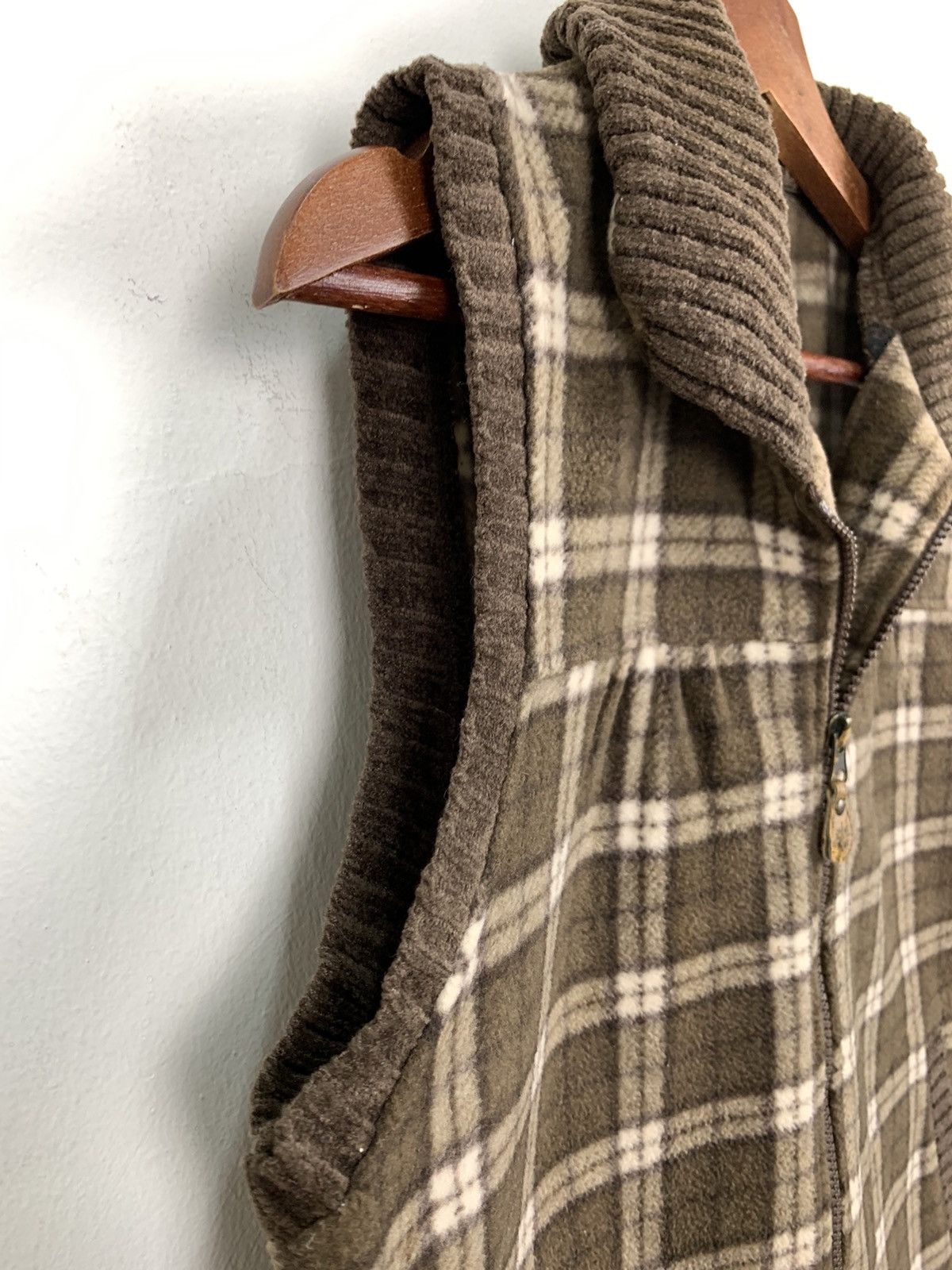 Cifonelli LACIFONELI Rare Fleece Weatherwear Tartan Plaid Vest Jacket Size US M / EU 48-50 / 2 - 12 Thumbnail