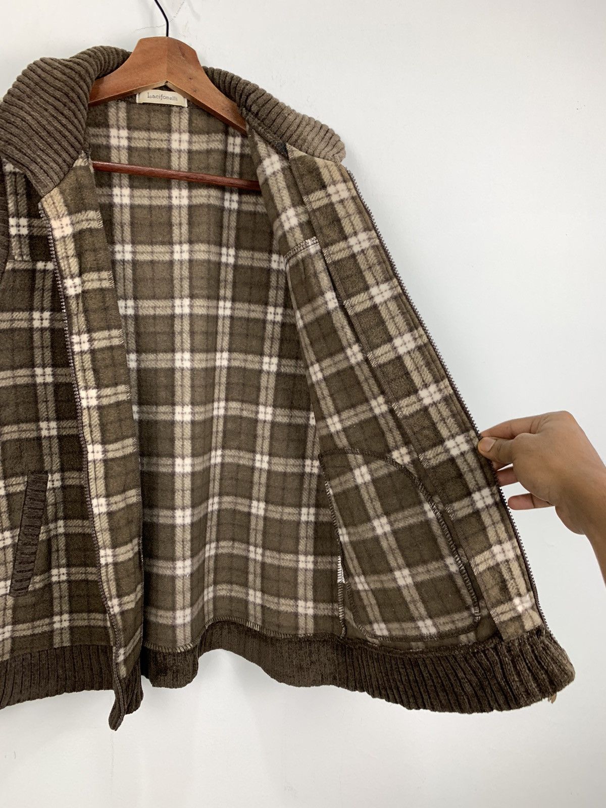 Cifonelli LACIFONELI Rare Fleece Weatherwear Tartan Plaid Vest Jacket Size US M / EU 48-50 / 2 - 17 Thumbnail