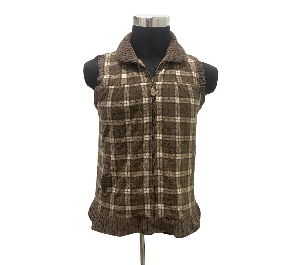 Cifonelli LACIFONELI Rare Fleece Weatherwear Tartan Plaid Vest Jacket Size US M / EU 48-50 / 2 - 1 Thumbnail