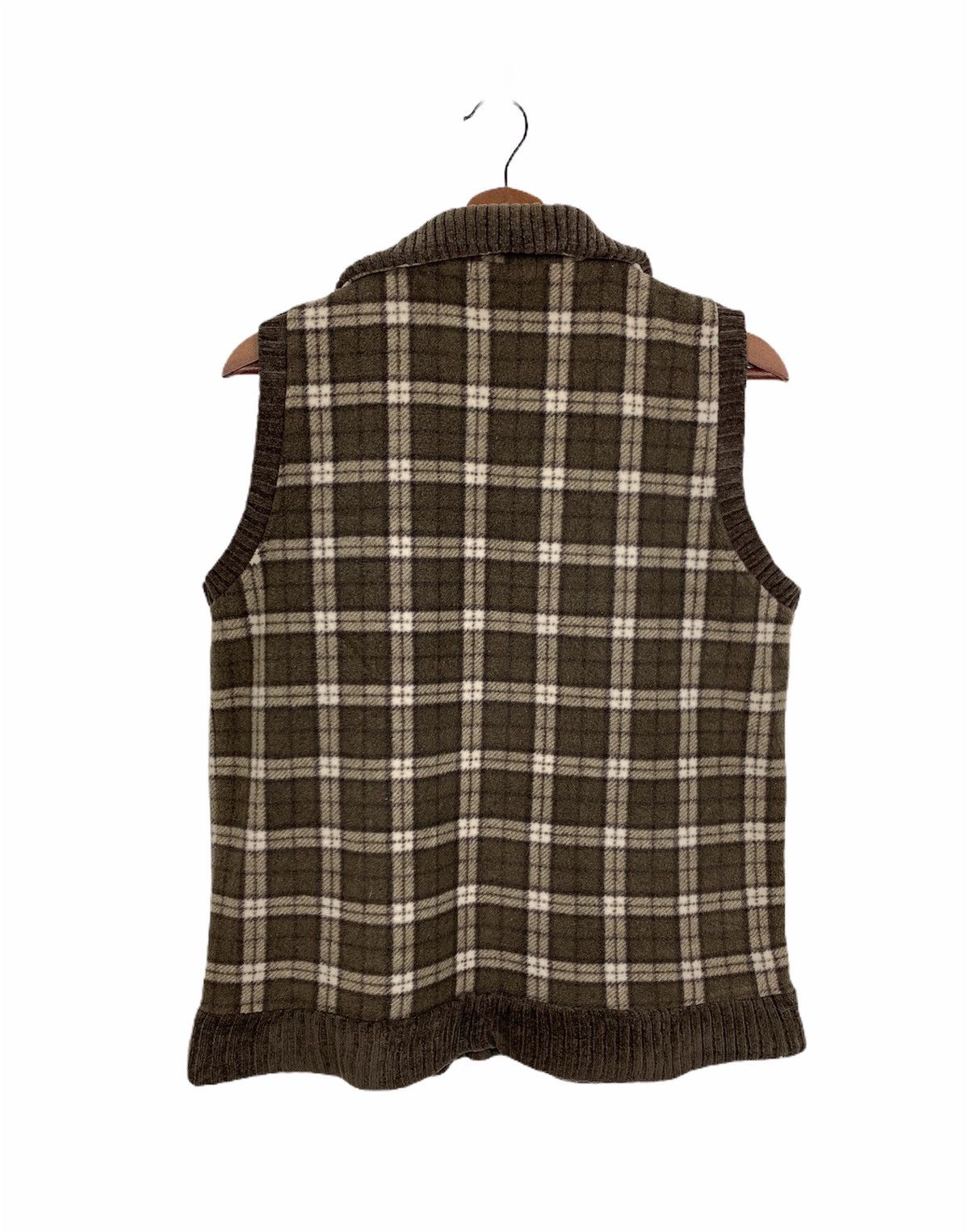 Cifonelli LACIFONELI Rare Fleece Weatherwear Tartan Plaid Vest Jacket Size US M / EU 48-50 / 2 - 4 Thumbnail