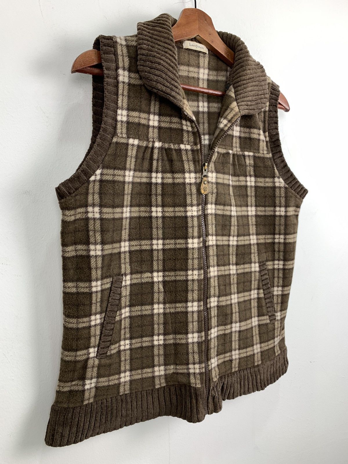 Cifonelli LACIFONELI Rare Fleece Weatherwear Tartan Plaid Vest Jacket Size US M / EU 48-50 / 2 - 8 Thumbnail