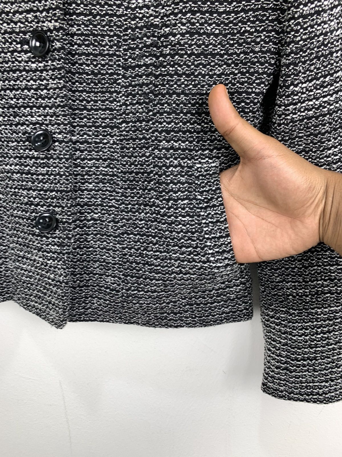 Designer × Japanese Brand RANGE ROVER Embroidered Knit Lining Versatile Luxury Blazer Size S / US 4 / IT 40 - 9 Thumbnail