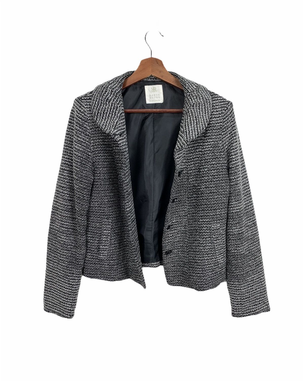 Designer × Japanese Brand RANGE ROVER Embroidered Knit Lining Versatile Luxury Blazer Size S / US 4 / IT 40 - 3 Thumbnail