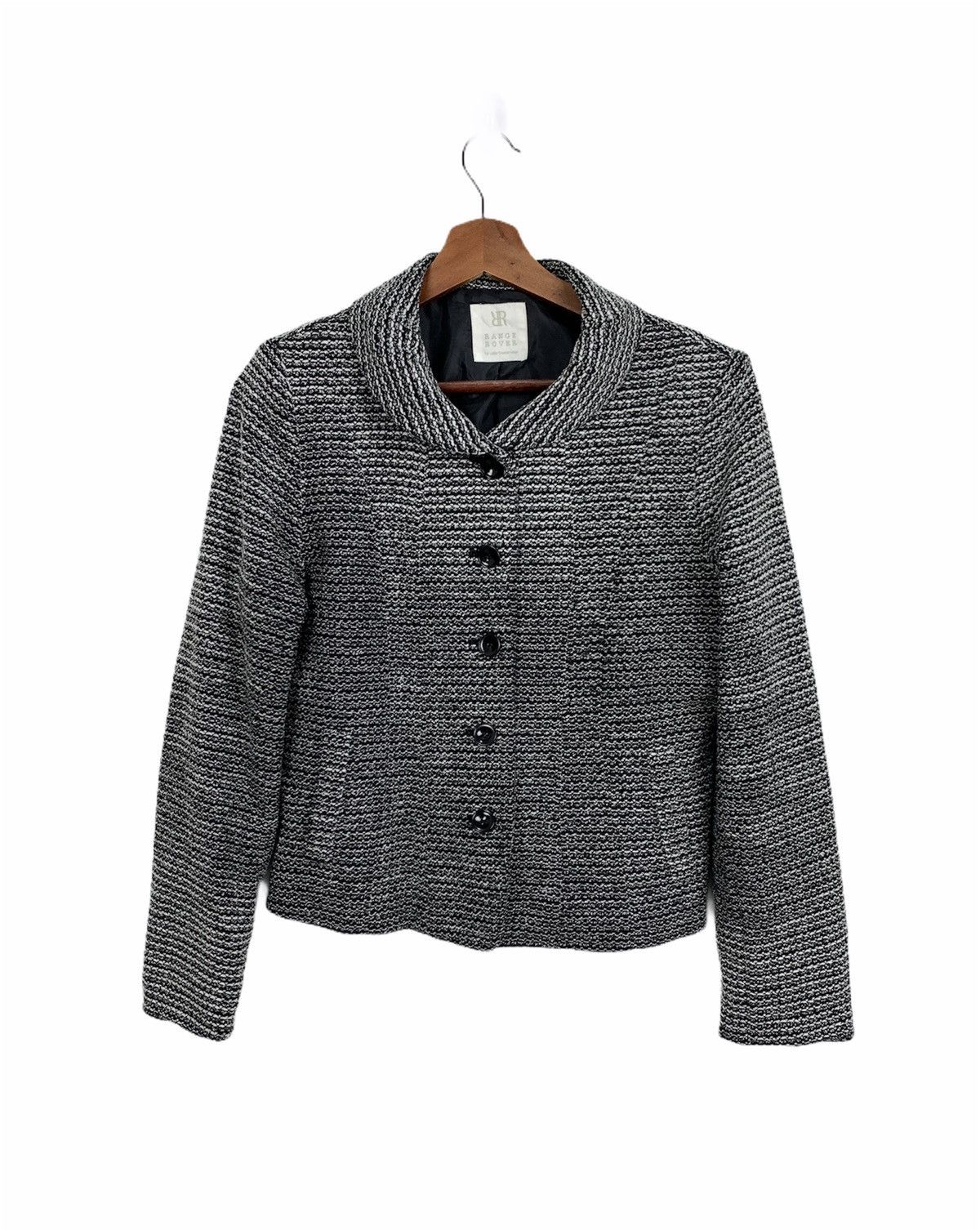 Designer × Japanese Brand RANGE ROVER Embroidered Knit Lining Versatile Luxury Blazer Size S / US 4 / IT 40 - 1 Thumbnail