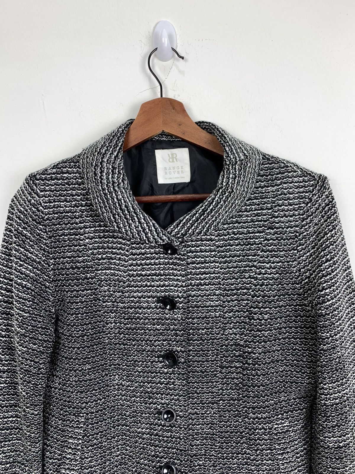 Designer × Japanese Brand RANGE ROVER Embroidered Knit Lining Versatile Luxury Blazer Size S / US 4 / IT 40 - 4 Thumbnail