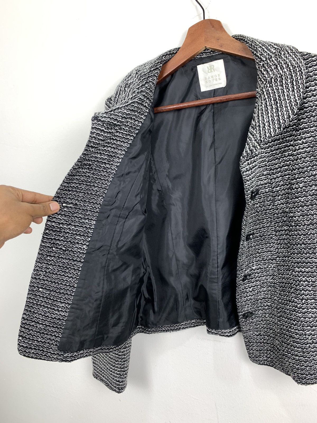 Designer × Japanese Brand RANGE ROVER Embroidered Knit Lining Versatile Luxury Blazer Size S / US 4 / IT 40 - 14 Thumbnail
