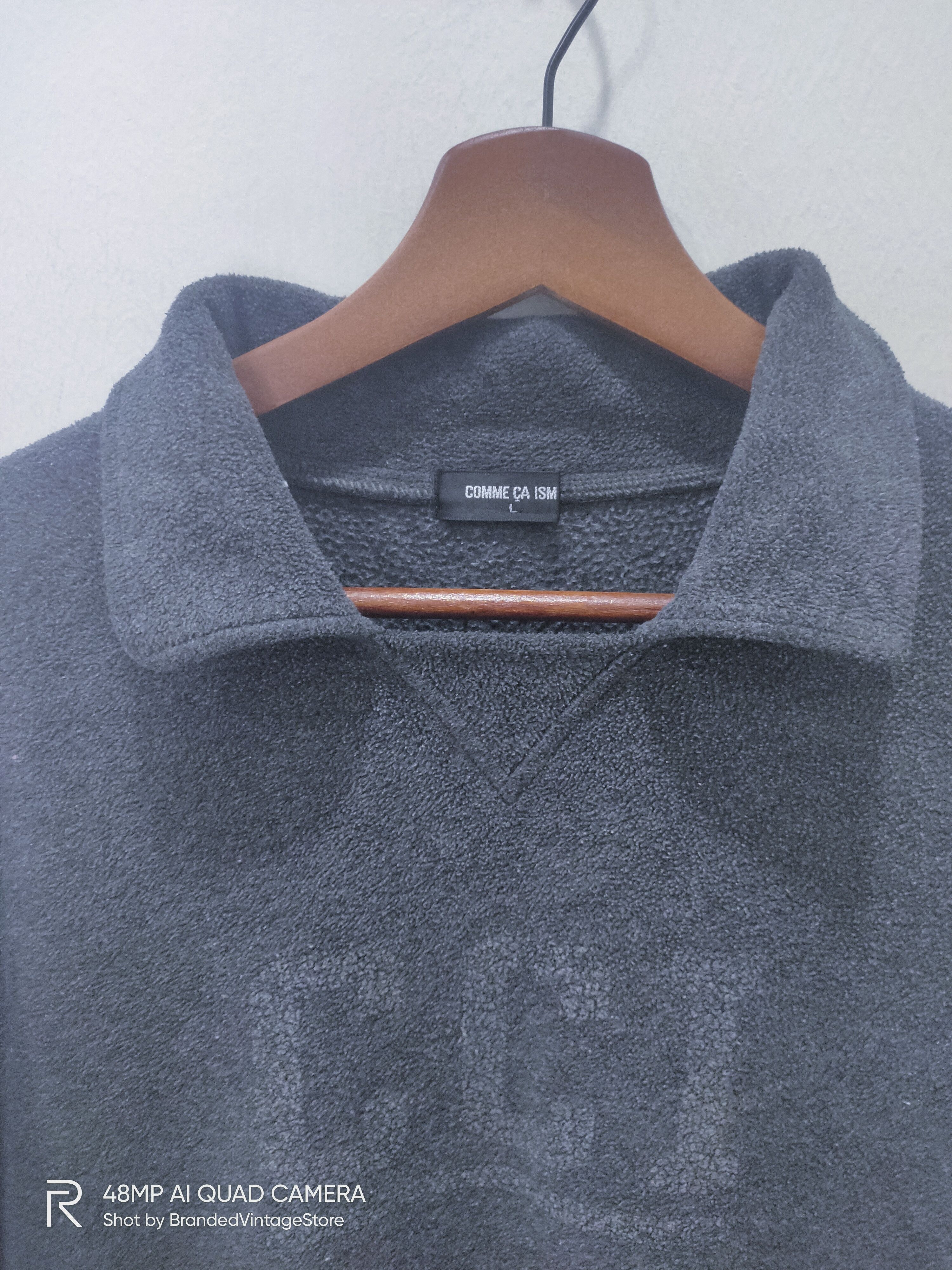 Comme Ca Ism Vintage COMME CA ISM Big Logo Fleece Sweatshirt Streetwear Size US L / EU 52-54 / 3 - 4 Thumbnail