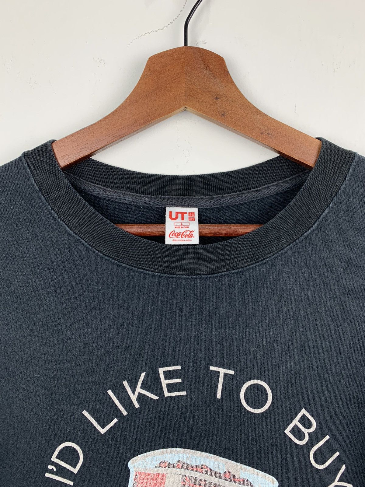 Coca Cola × Uniqlo UNIQLO COCA COLA Beer BigLogo Graphic Streetwear Sweatshirt Size US L / EU 52-54 / 3 - 3 Thumbnail