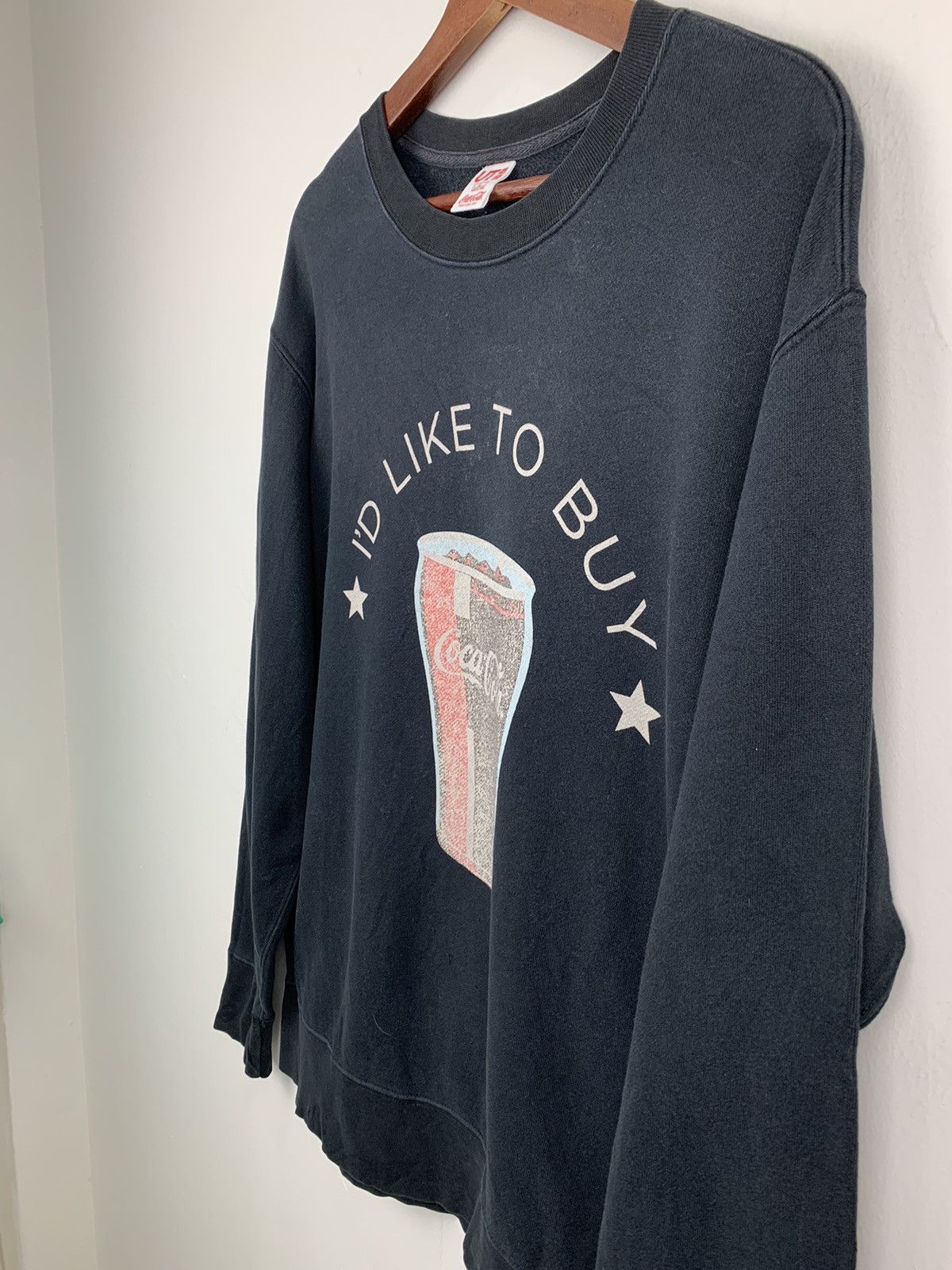 Coca Cola × Uniqlo UNIQLO COCA COLA Beer BigLogo Graphic Streetwear Sweatshirt Size US L / EU 52-54 / 3 - 8 Thumbnail