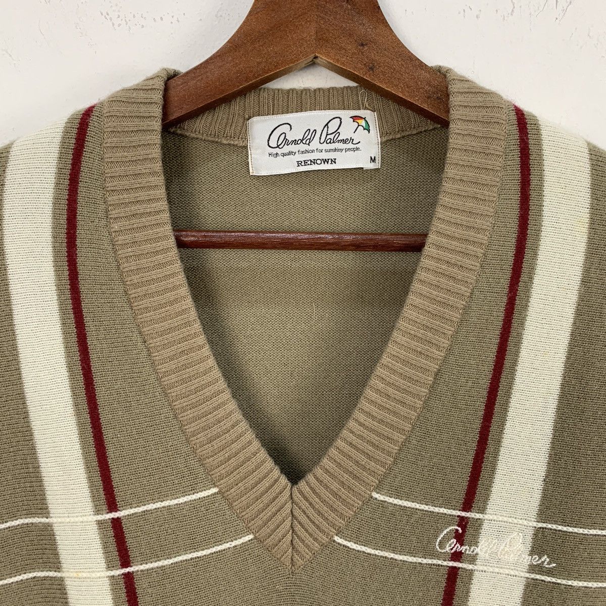 Aran Isles Knitwear ARNOLD PALMER Intarsia Knitwear Pullover Sweatshirt Sweater Size US M / EU 48-50 / 2 - 7 Thumbnail