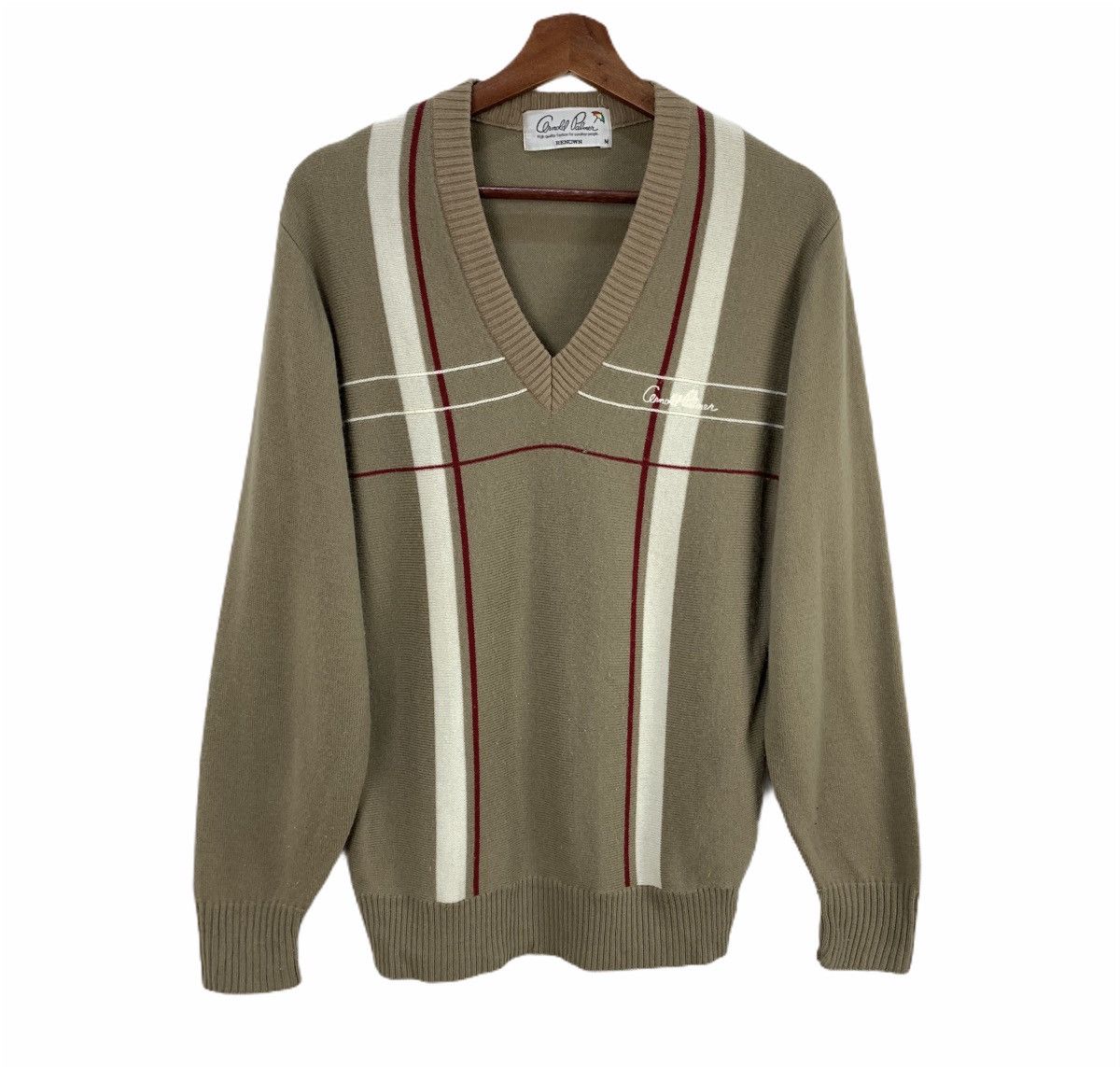 Aran Isles Knitwear ARNOLD PALMER Intarsia Knitwear Pullover Sweatshirt Sweater Size US M / EU 48-50 / 2 - 1 Thumbnail
