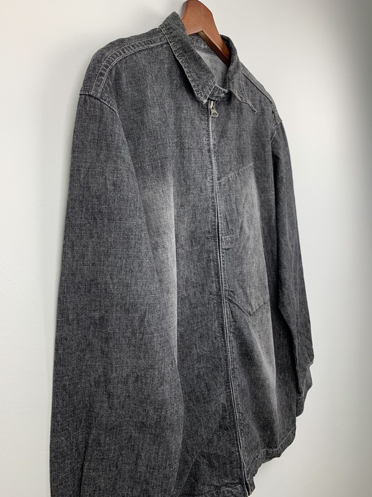 Vintage ALLIX DESIGN Vintage Zipper AcidWash PatchWork Denim Jacket Size US L / EU 52-54 / 3 - 4 Thumbnail