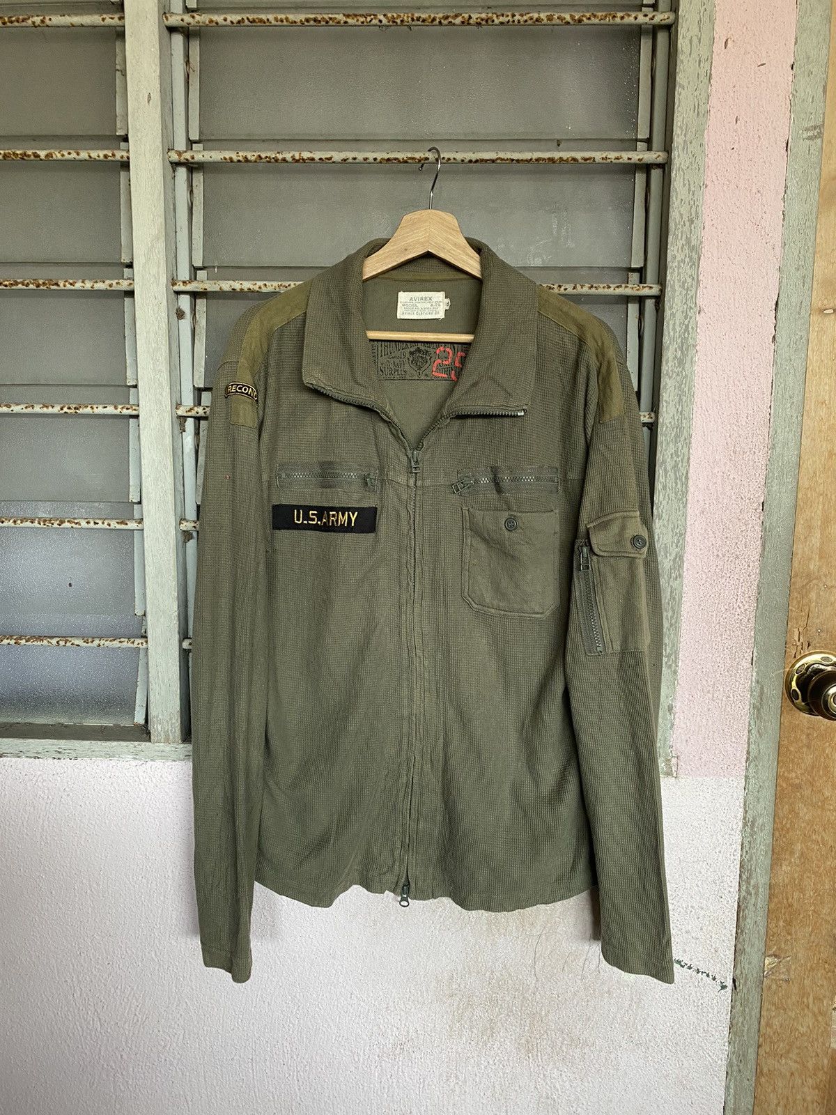 Avirex × Voodoo Tactical Avirex U.S Army Zipper Long Sleeve Size US XL / EU 56 / 4 - 5 Thumbnail