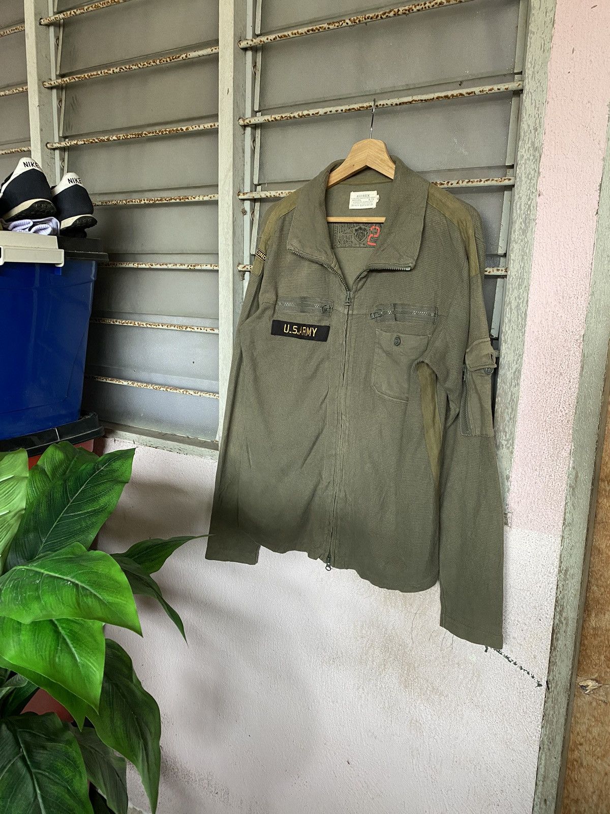 🔥 Steals 🔥 Avirex U.S Army Zipper Long Sleeve