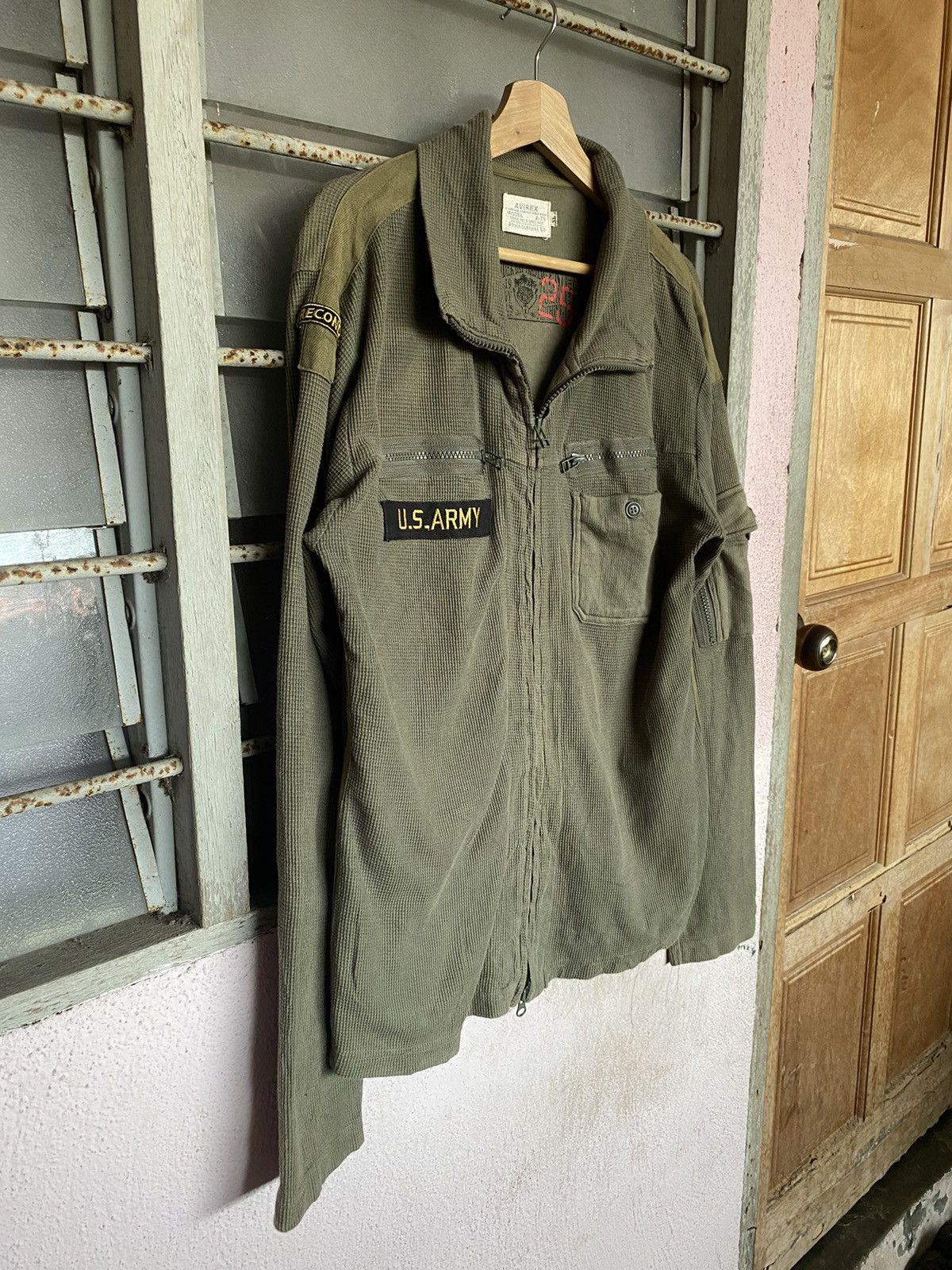 Avirex × Voodoo Tactical Avirex U.S Army Zipper Long Sleeve Size US XL / EU 56 / 4 - 3 Thumbnail
