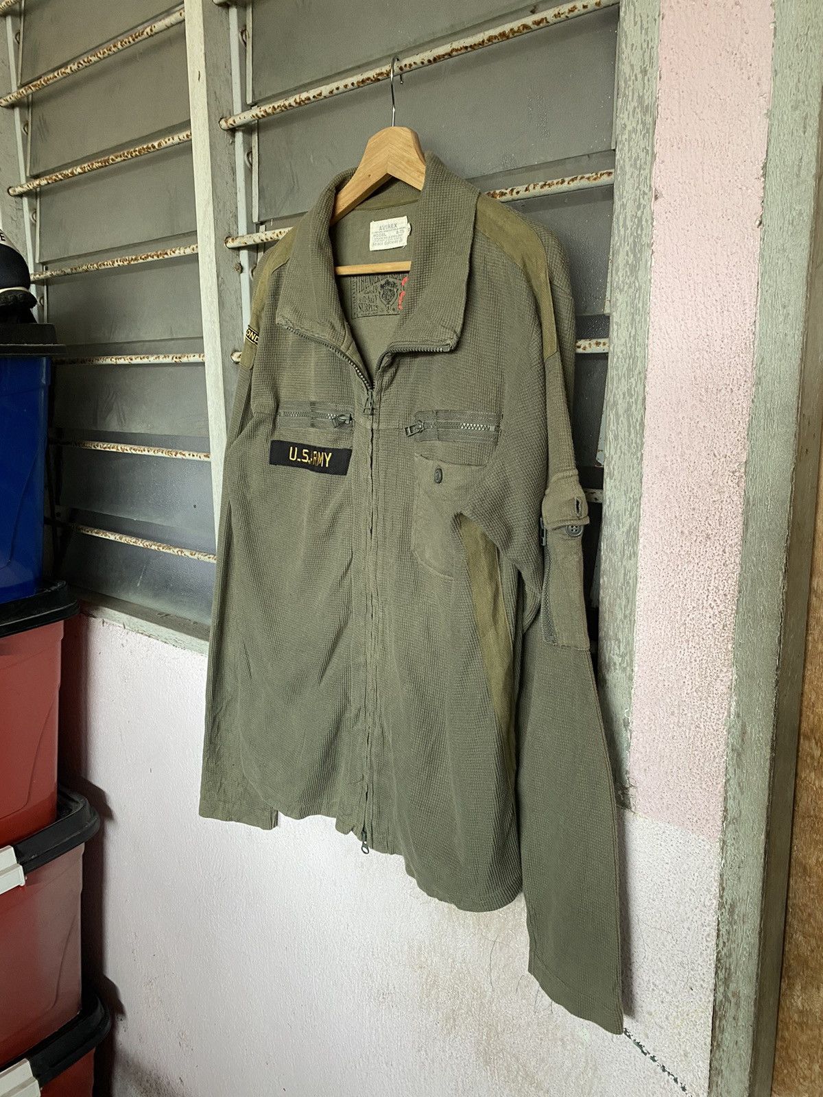 Avirex × Voodoo Tactical Avirex U.S Army Zipper Long Sleeve Size US XL / EU 56 / 4 - 4 Thumbnail