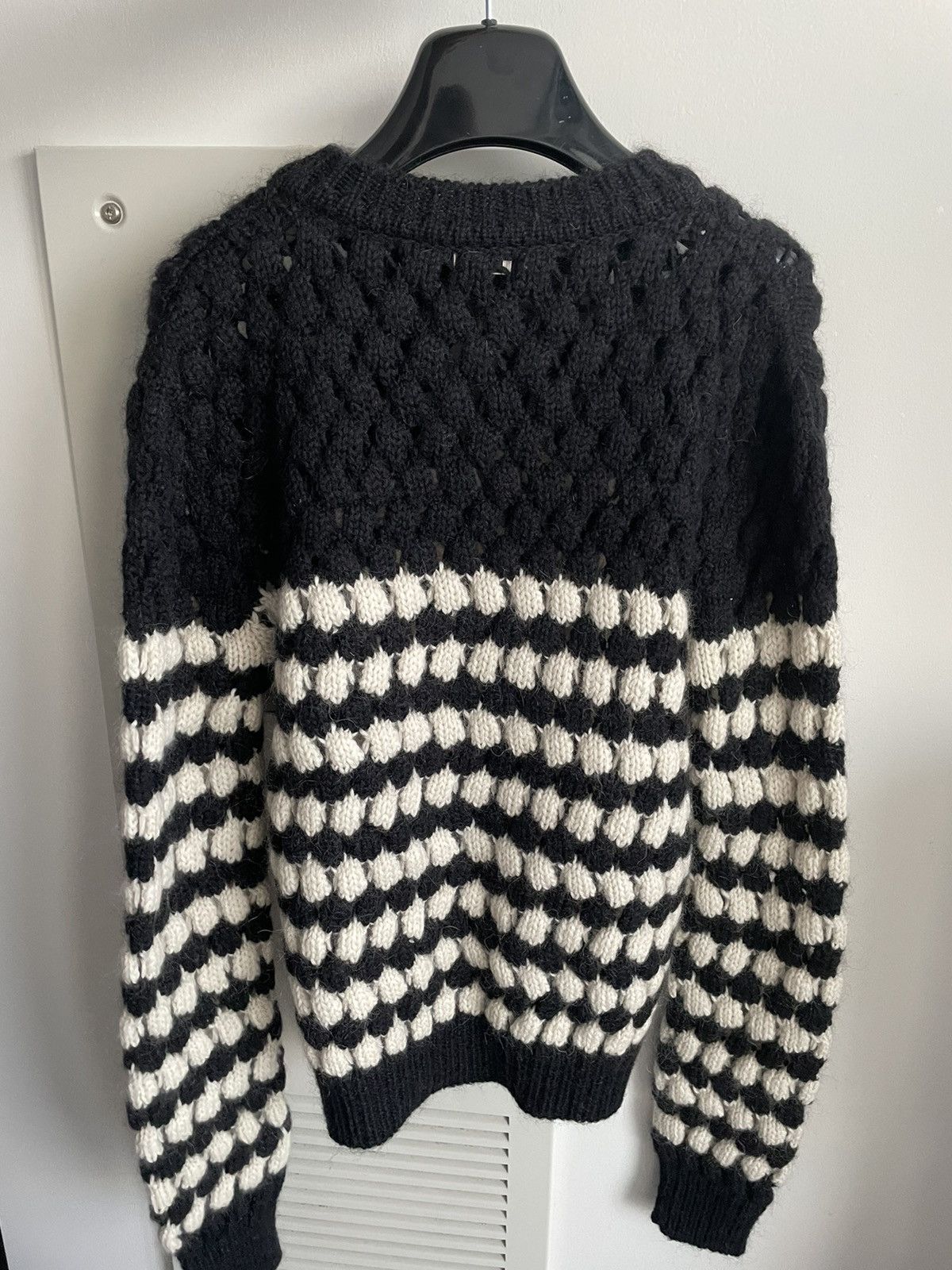 Hedi Slimane × Saint Laurent Paris × Yves Saint Laurent $1,500 NEW Super Runway Limited Edition Alpaca Wool Sweater Size US L / EU 52-54 / 3 - 15 Thumbnail