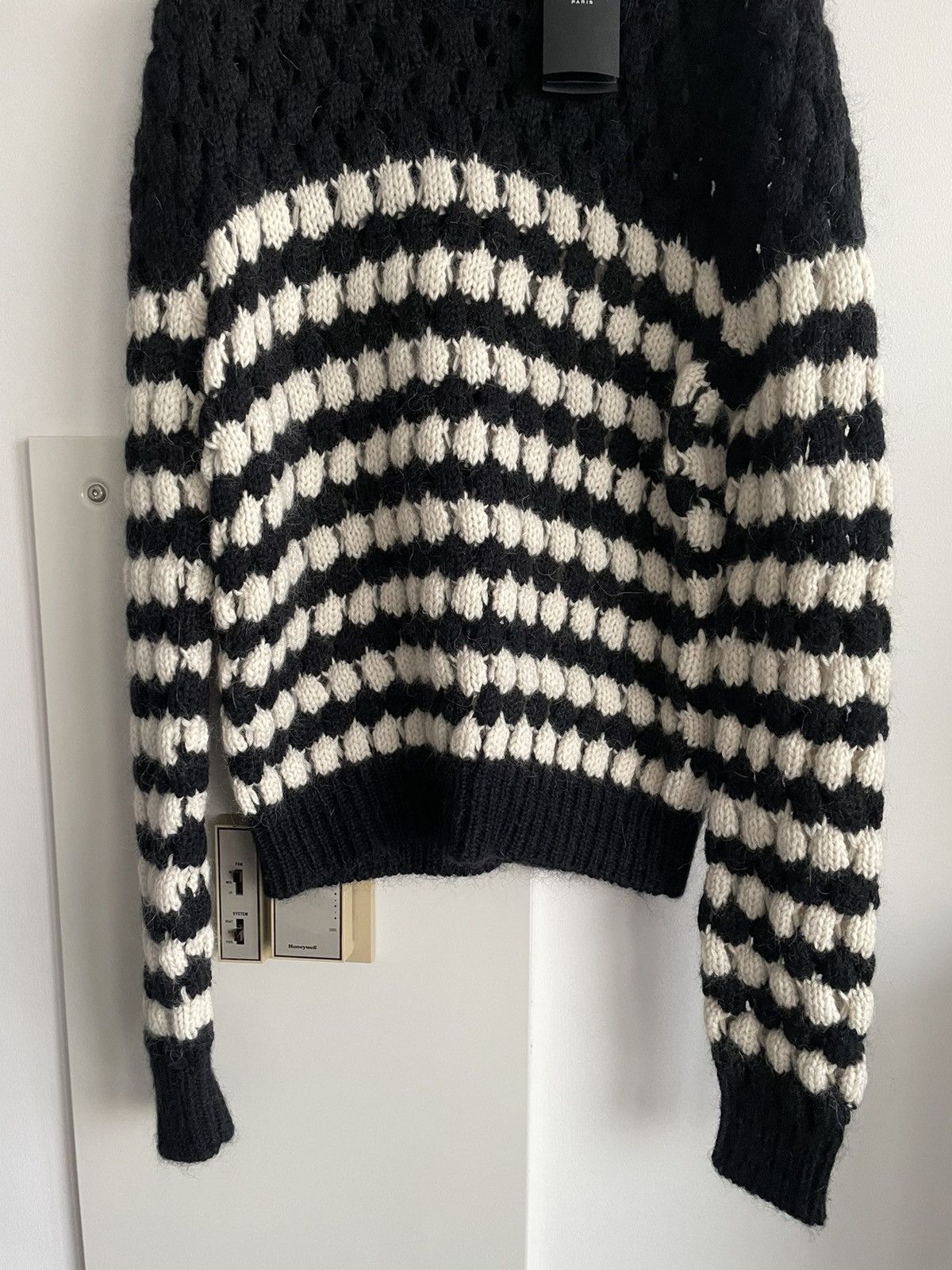 Hedi Slimane × Saint Laurent Paris × Yves Saint Laurent $1,500 NEW Super Runway Limited Edition Alpaca Wool Sweater Size US L / EU 52-54 / 3 - 23 Thumbnail