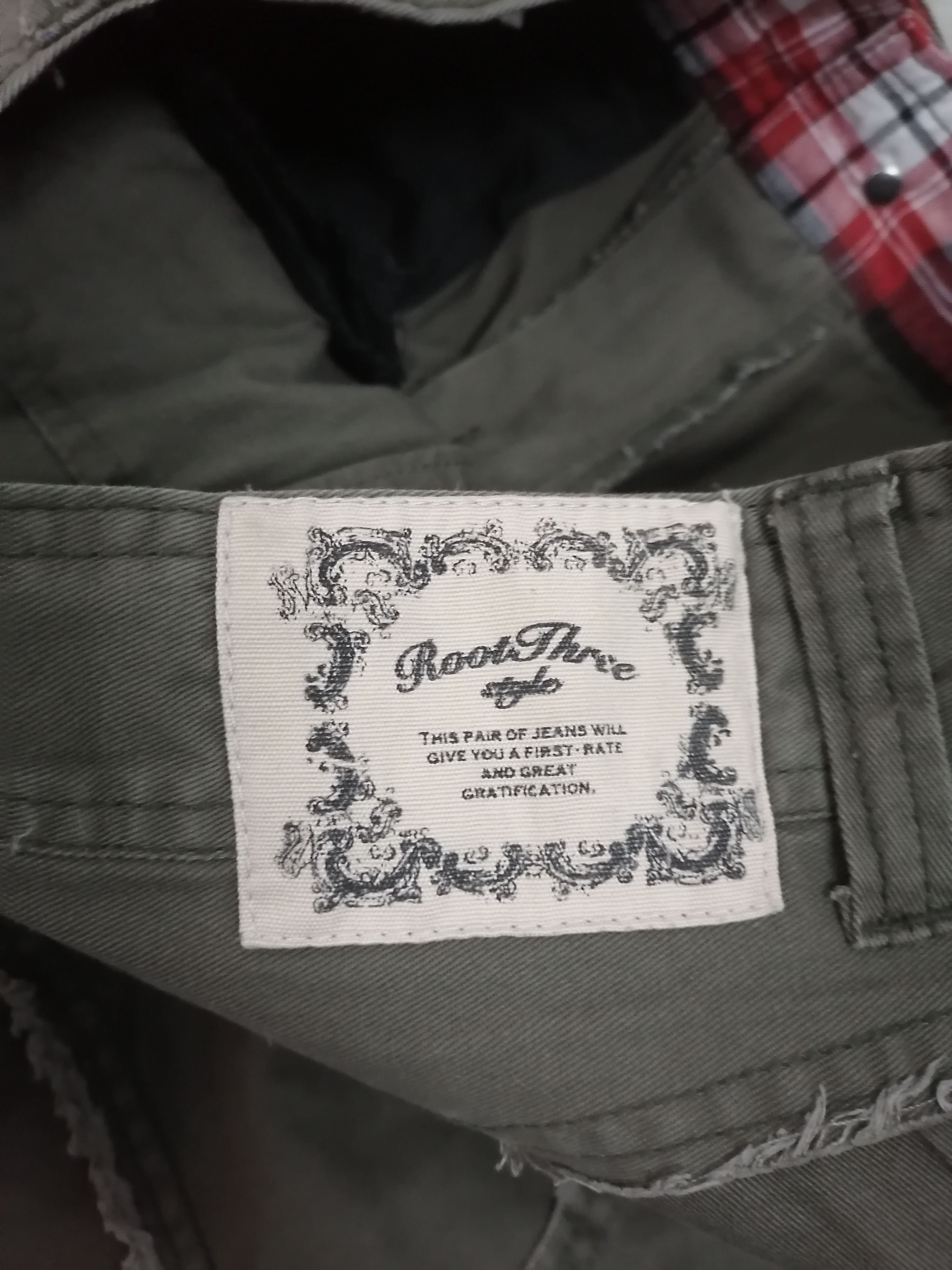 Hysteric Glamour × Japanese Brand Flare🔥Root Three Reconstructed Stitching Cargo Pants⚡⚡⚡ Size US 30 / EU 46 - 7 Thumbnail