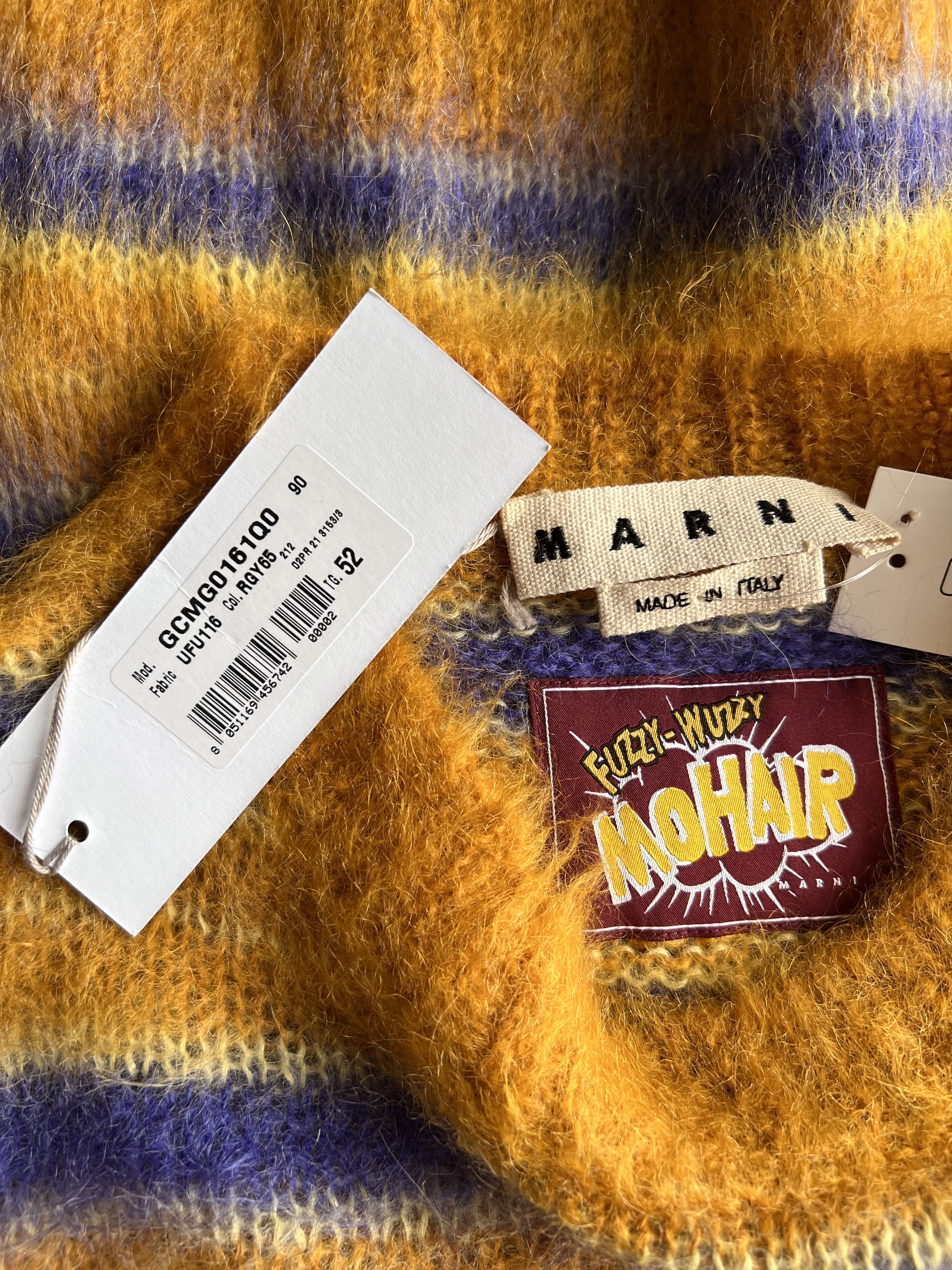 Marni Marni Mohair Sweater Gold Size US L / EU 52-54 / 3 - 8 Thumbnail