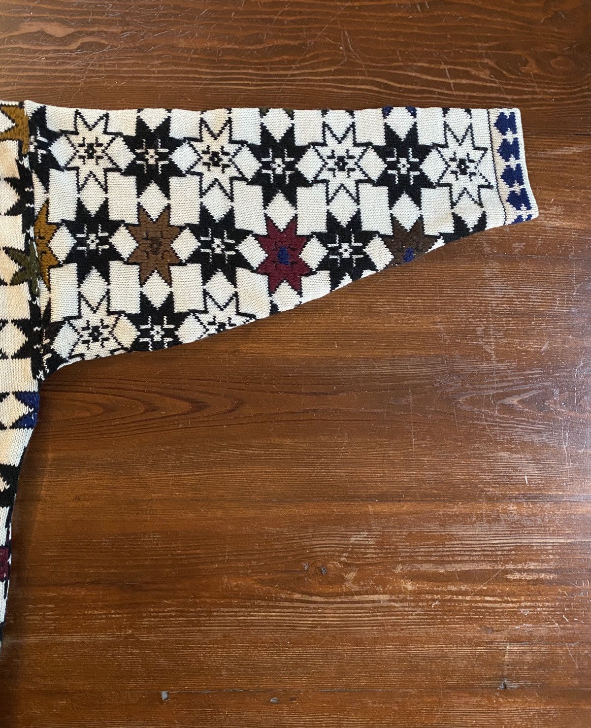 French Connection × Vintage Vintage 80s French Connection Textile Woven Cardigan Sweater Size L / US 10 / IT 46 - 6 Thumbnail