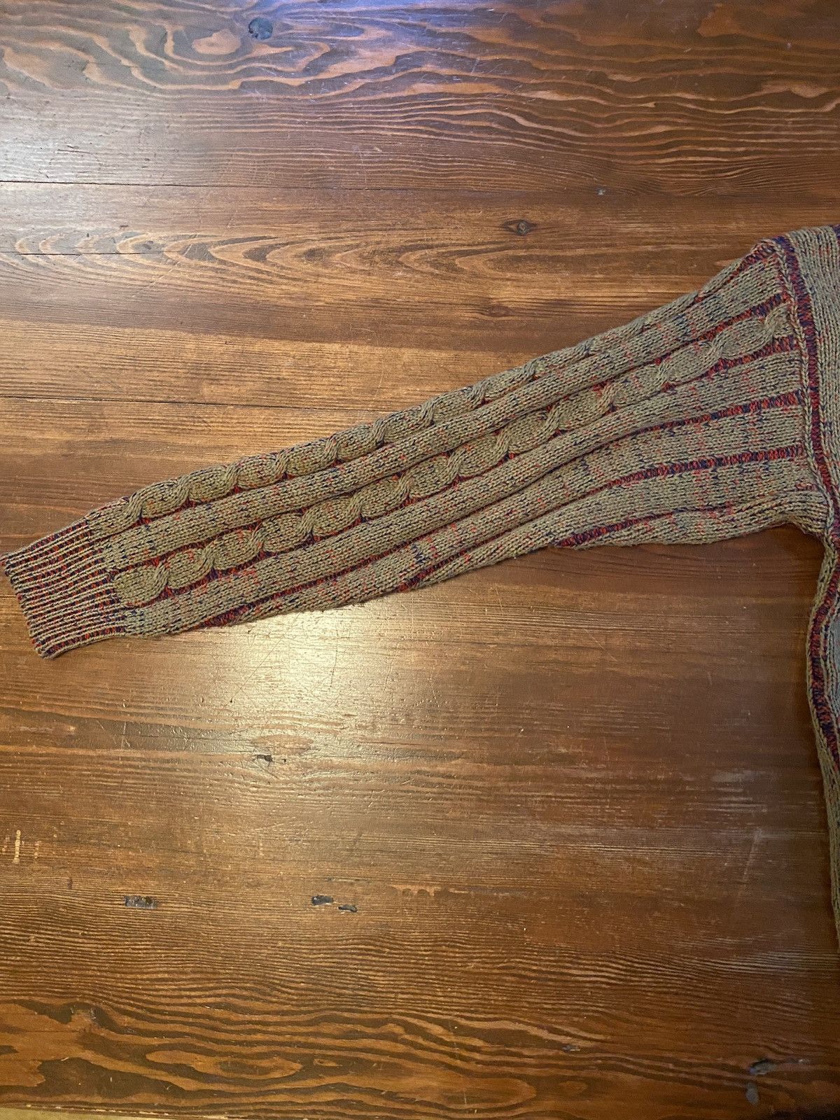 Vintage Vintage 80’s Ryan Keith Cable Knit Sweater Size US L / EU 52-54 / 3 - 8 Thumbnail