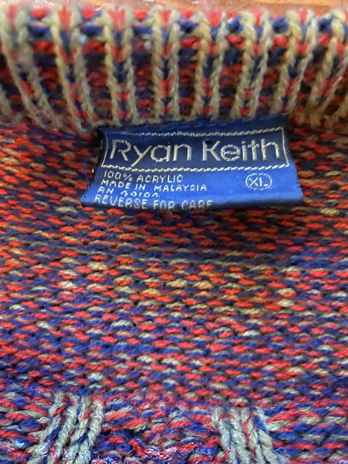 Vintage Vintage 80’s Ryan Keith Cable Knit Sweater Size US L / EU 52-54 / 3 - 5 Thumbnail