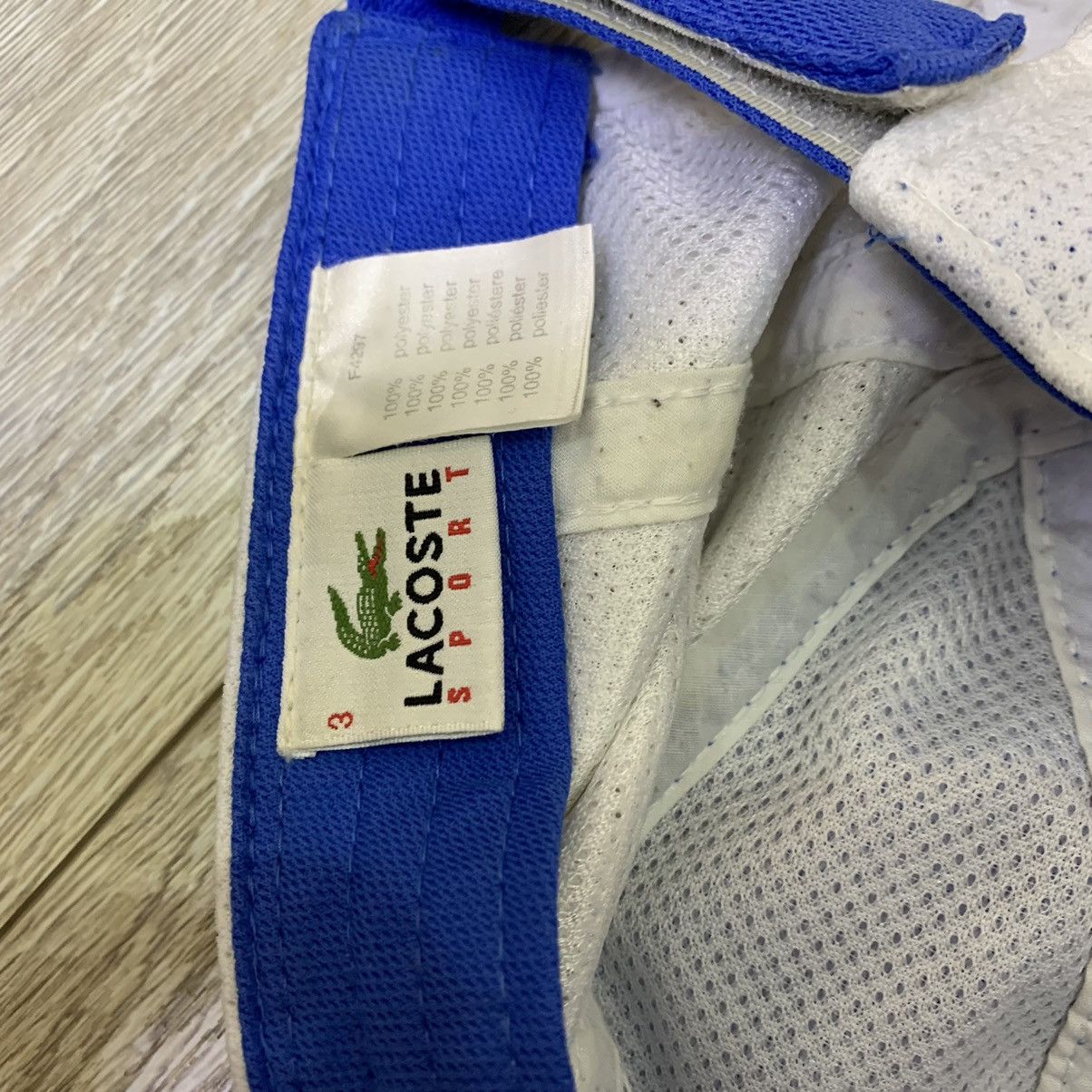 Lacoste × Vintage Vintage Lacoste sport cap hat blue drill cap Size ONE SIZE - 6 Thumbnail