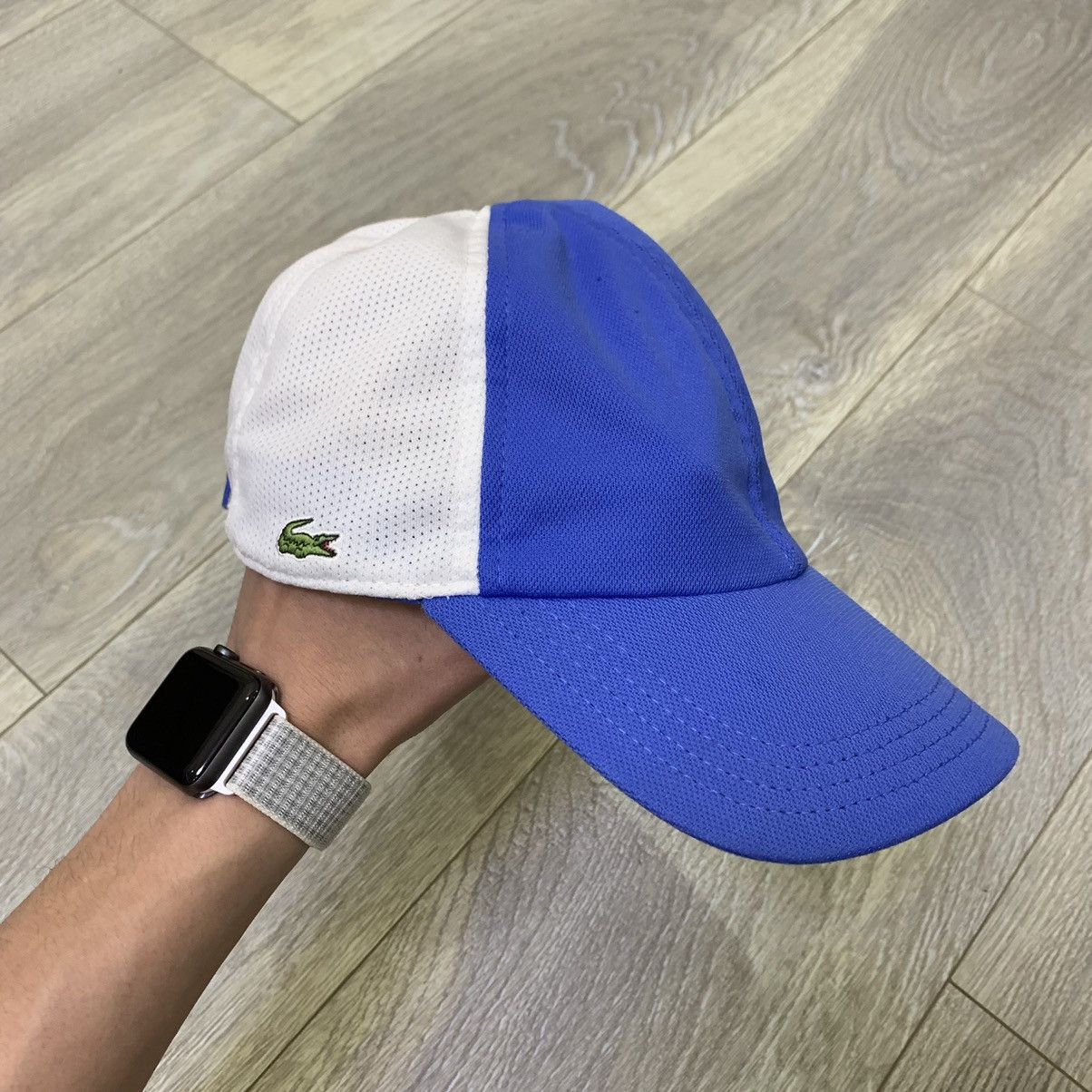 Lacoste × Vintage Vintage Lacoste sport cap hat blue drill cap Size ONE SIZE - 1 Thumbnail