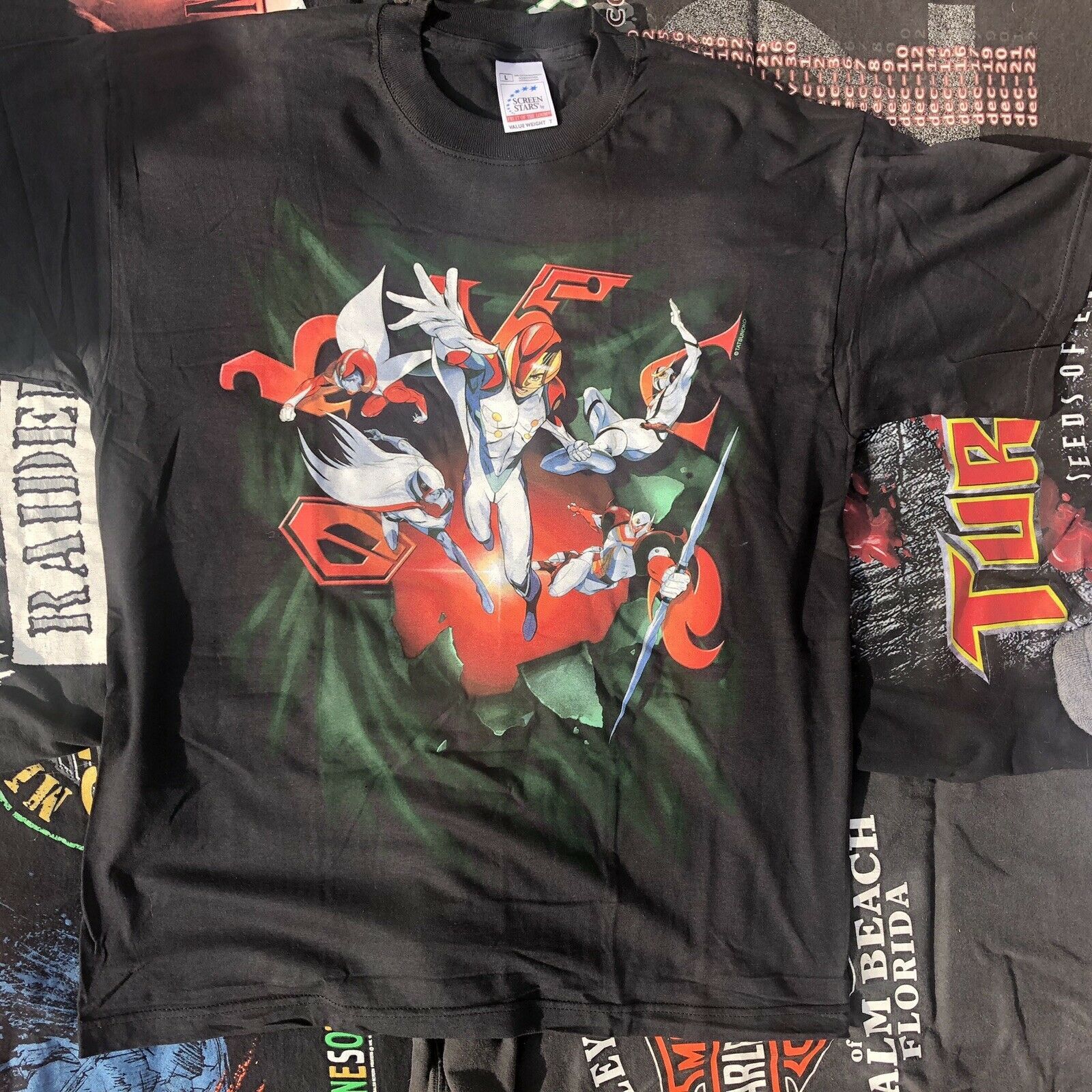 Rap Tees Vintage Gatchaman Anime Size US L / EU 52-54 / 3 - 5 Thumbnail