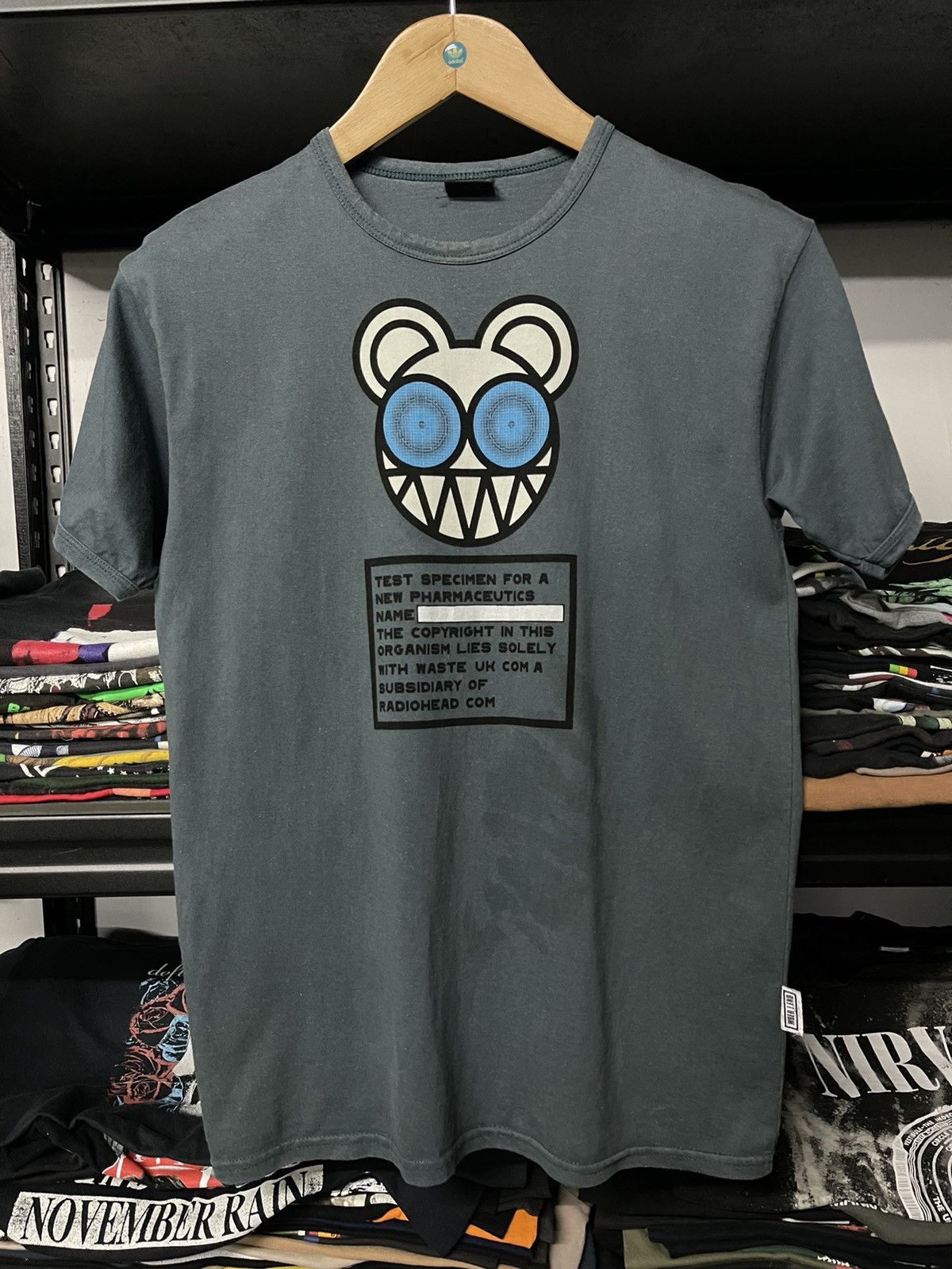 Band Tees × Vintage Vintage Radiohead By Waste Grunge Tees Size US M / EU 48-50 / 2 - 1 Thumbnail