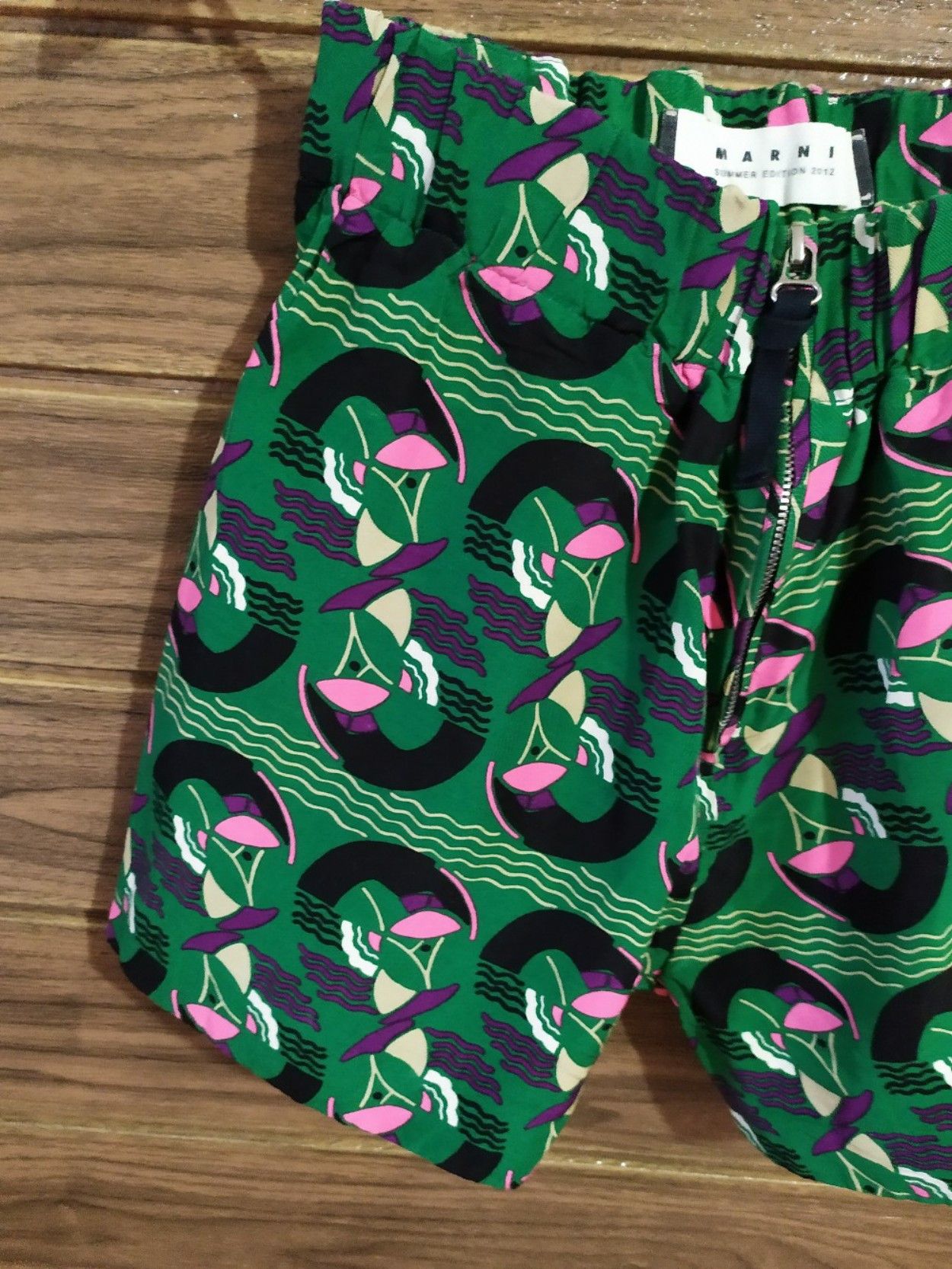 Marni 🔥Rare!! Marni Summer 2012 Full print Art Short Pants Size US 29 - 3 Thumbnail