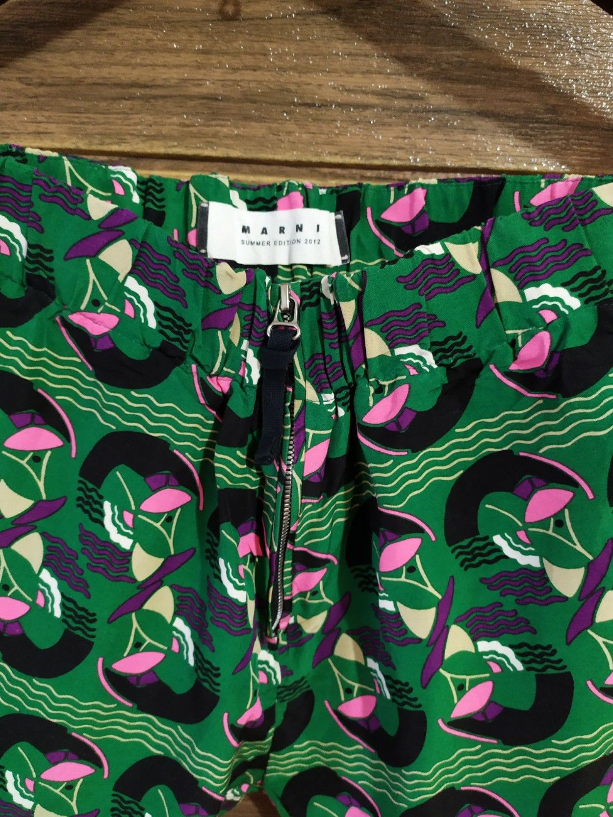 Marni 🔥Rare!! Marni Summer 2012 Full print Art Short Pants Size US 29 - 2 Thumbnail