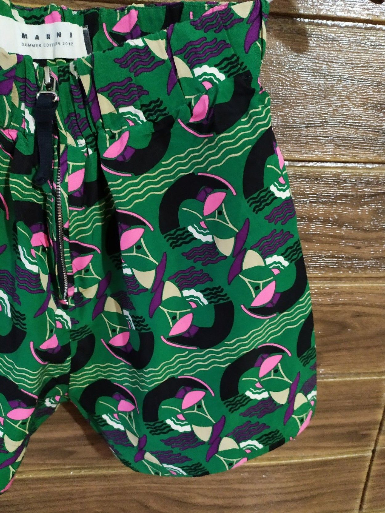 Marni 🔥Rare!! Marni Summer 2012 Full print Art Short Pants Size US 29 - 4 Thumbnail