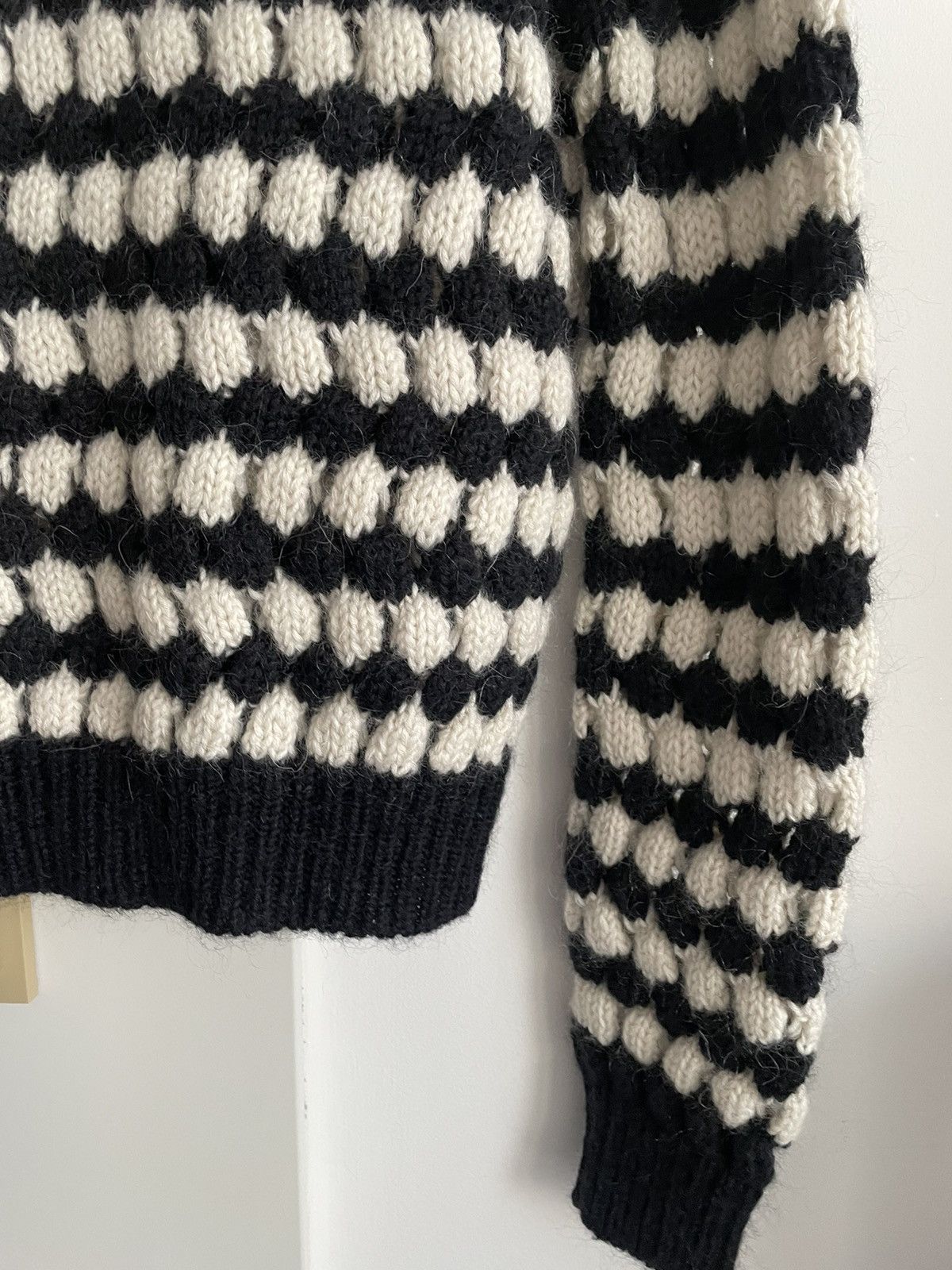 Hedi Slimane × Saint Laurent Paris × Yves Saint Laurent $1,500 NEW Super Runway Limited Edition Alpaca Wool Sweater Size US XL / EU 56 / 4 - 22 Thumbnail