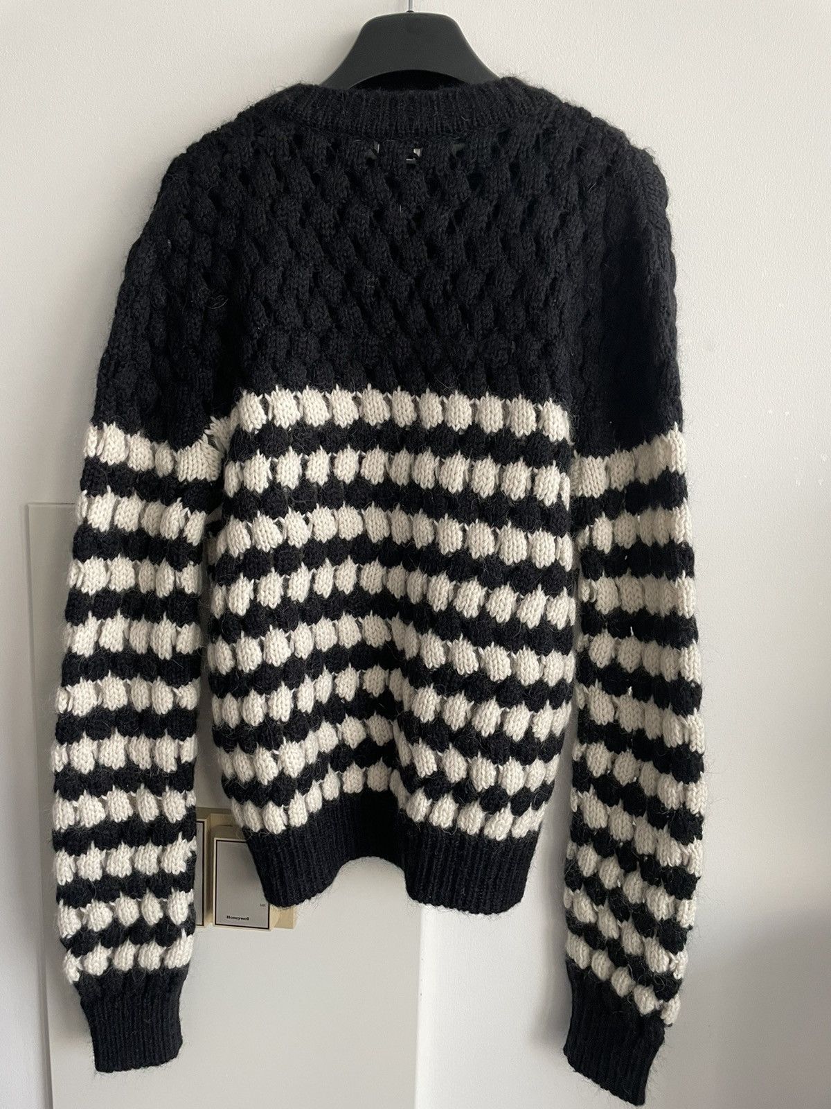 Hedi Slimane × Saint Laurent Paris × Yves Saint Laurent $1,500 NEW Super Runway Limited Edition Alpaca Wool Sweater Size US XL / EU 56 / 4 - 3 Thumbnail