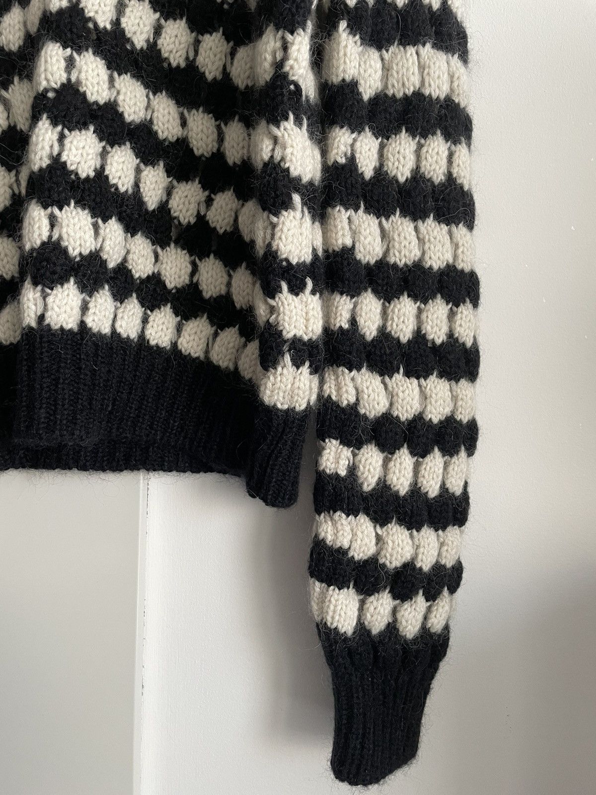 Hedi Slimane × Saint Laurent Paris × Yves Saint Laurent $1,500 NEW Super Runway Limited Edition Alpaca Wool Sweater Size US XL / EU 56 / 4 - 20 Thumbnail