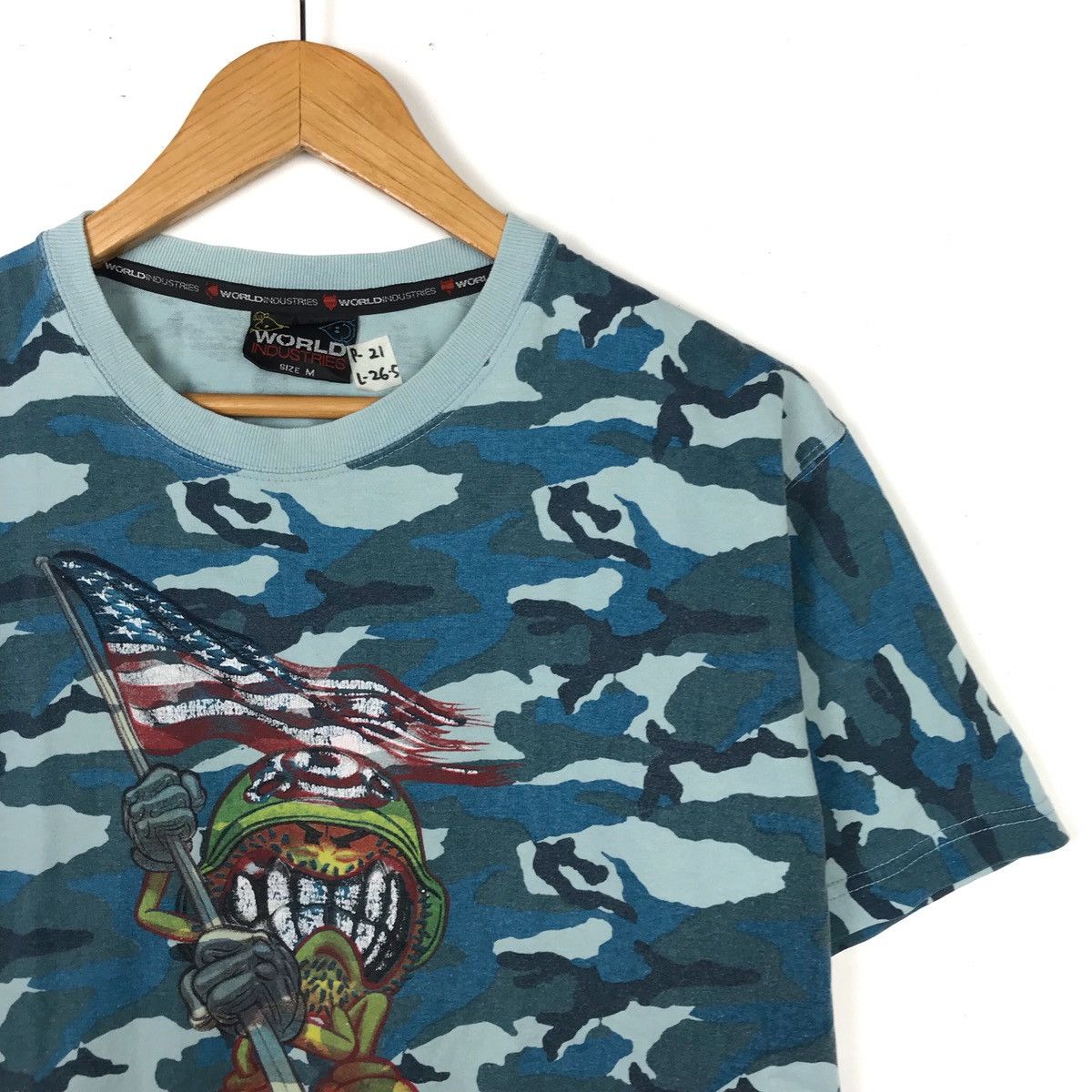 Hook-Ups × Powell Peralta × Shorty's Skateboards 🔥STEALS🔥 Vintage 90s World Industries Skateboard Flame Boy Size US M / EU 48-50 / 2 - 3 Thumbnail