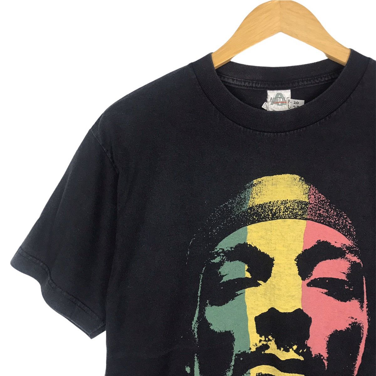 Band Tees × Snoop Dogg Snoop Dogg American Rap Tee Rapper Rasta Size US M / EU 48-50 / 2 - 3 Thumbnail